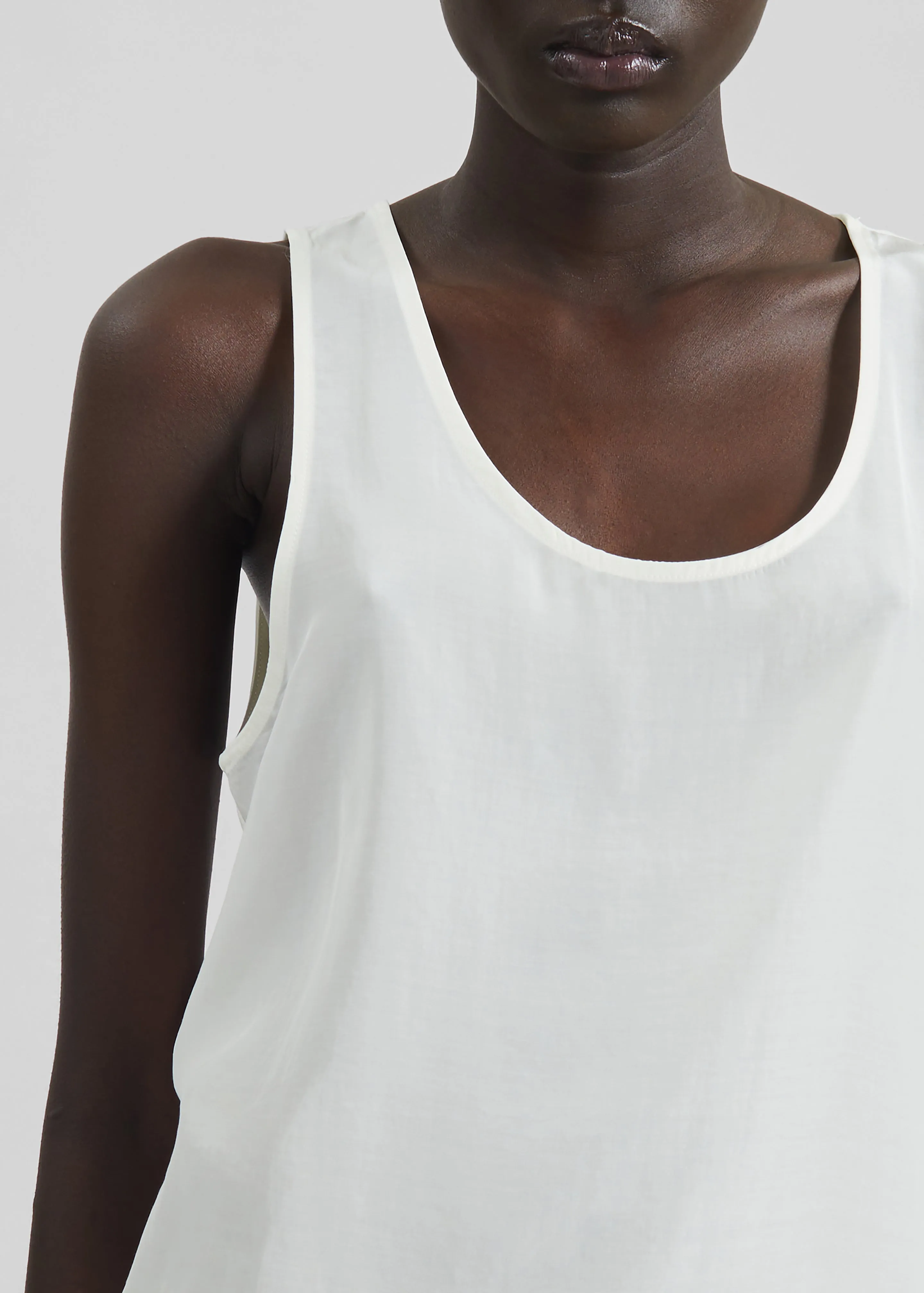 Nivee Lustrous Boxy Tank - Ivory sold by Frankie Shop product image thumbnail 2
