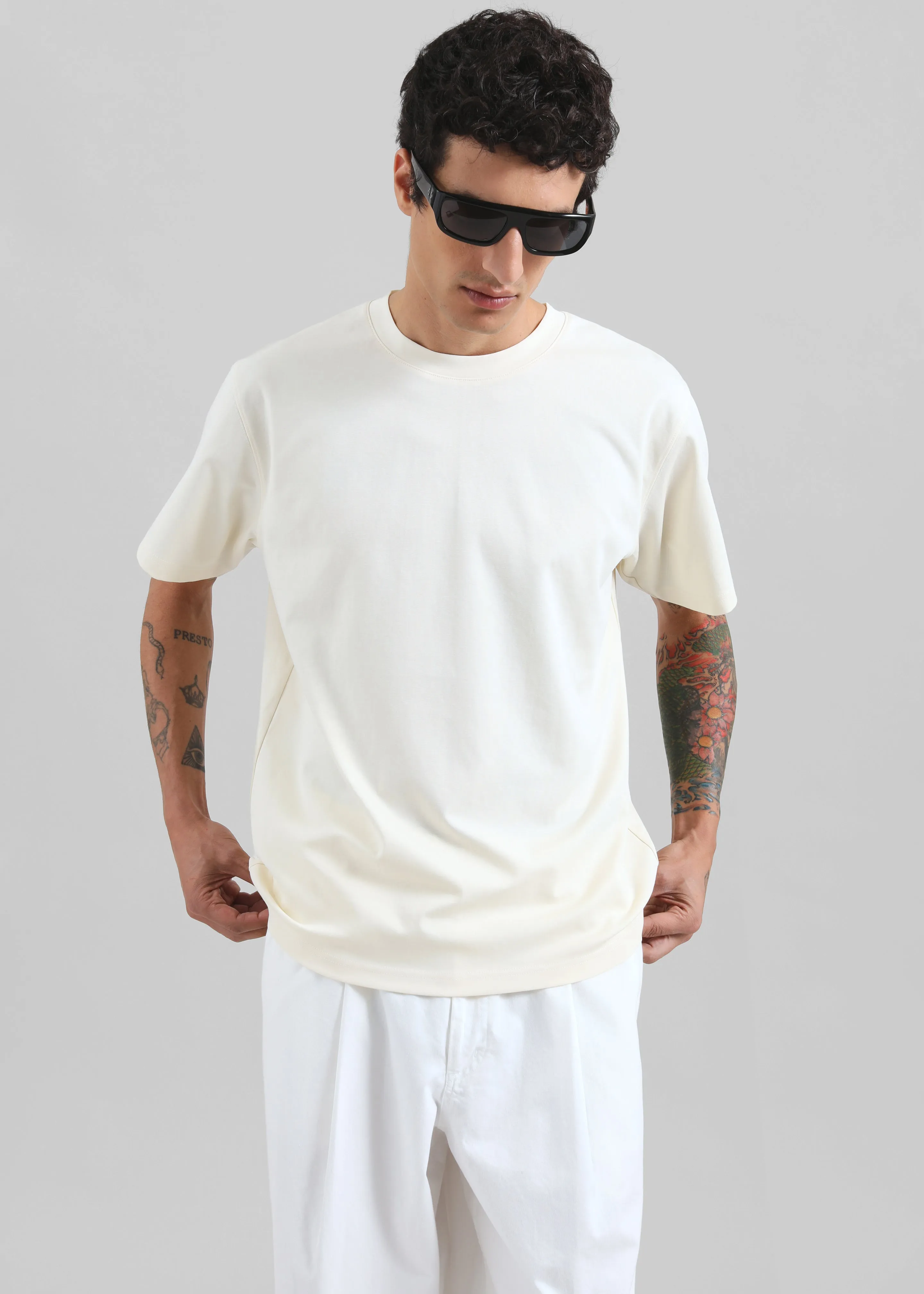 Colebee Soft Jersey T-Shirt - Cream sold by Frankie Shop product image thumbnail 2