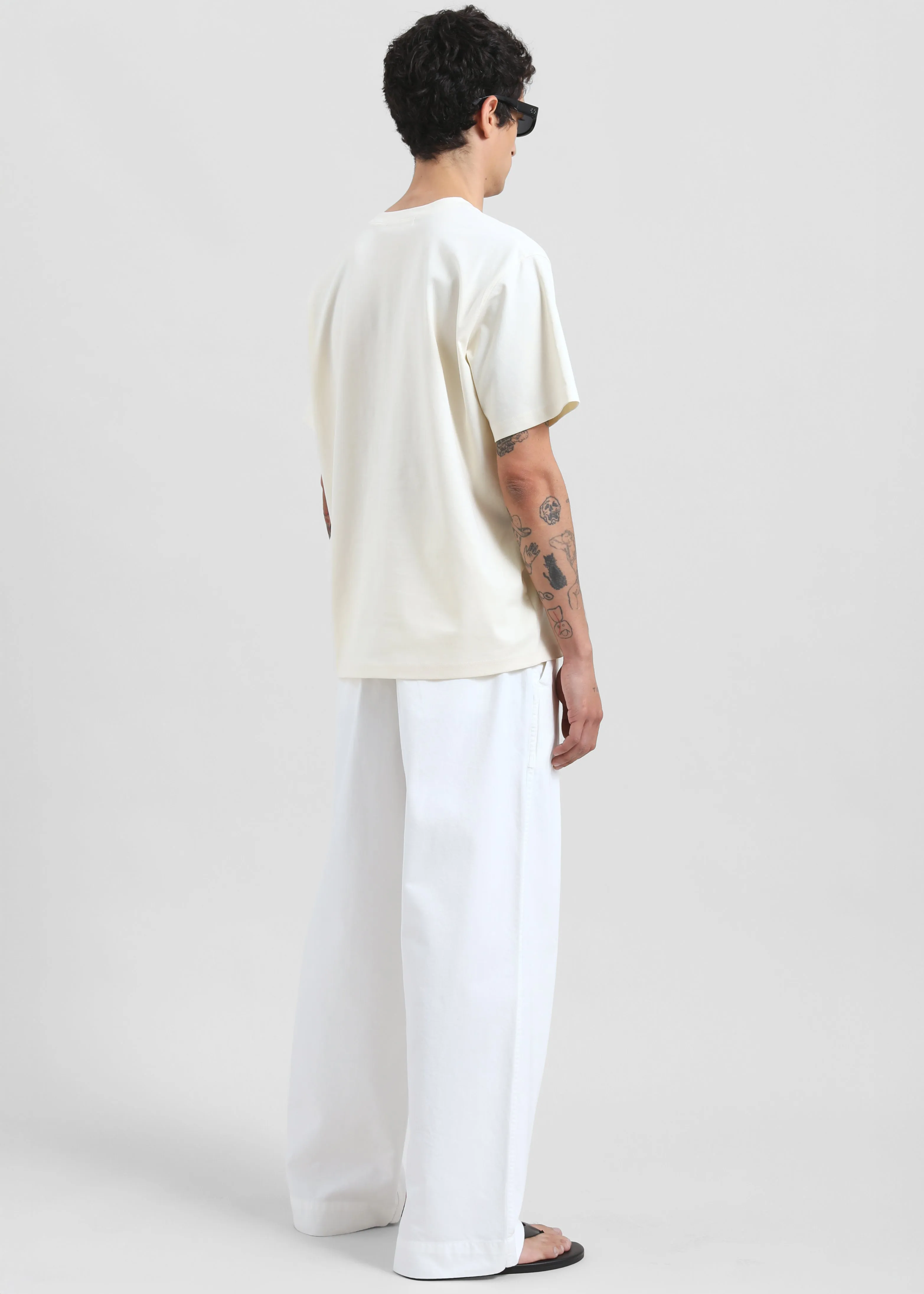 Colebee Soft Jersey T-Shirt - Cream sold by Frankie Shop product image thumbnail 5