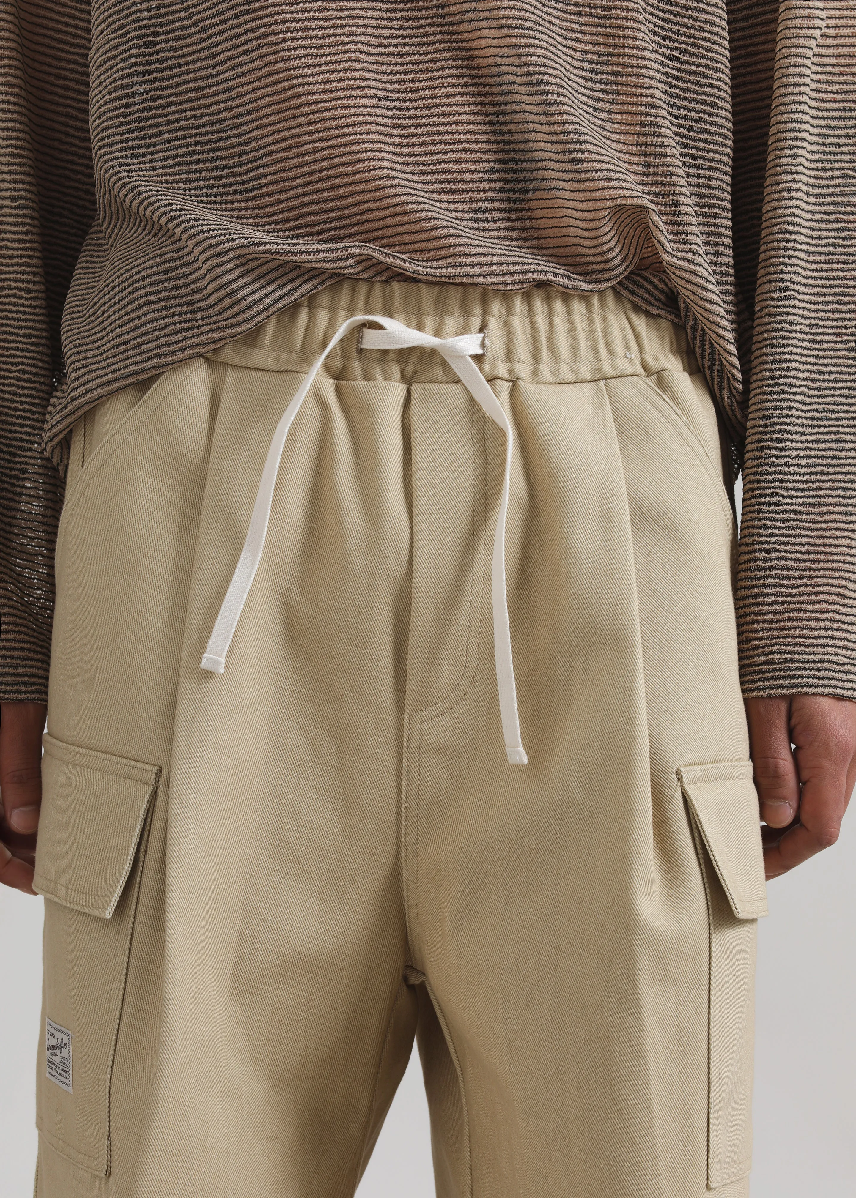 Dunwich Denim Bermuda Shorts - Beige sold by Frankie Shop product image thumbnail 2