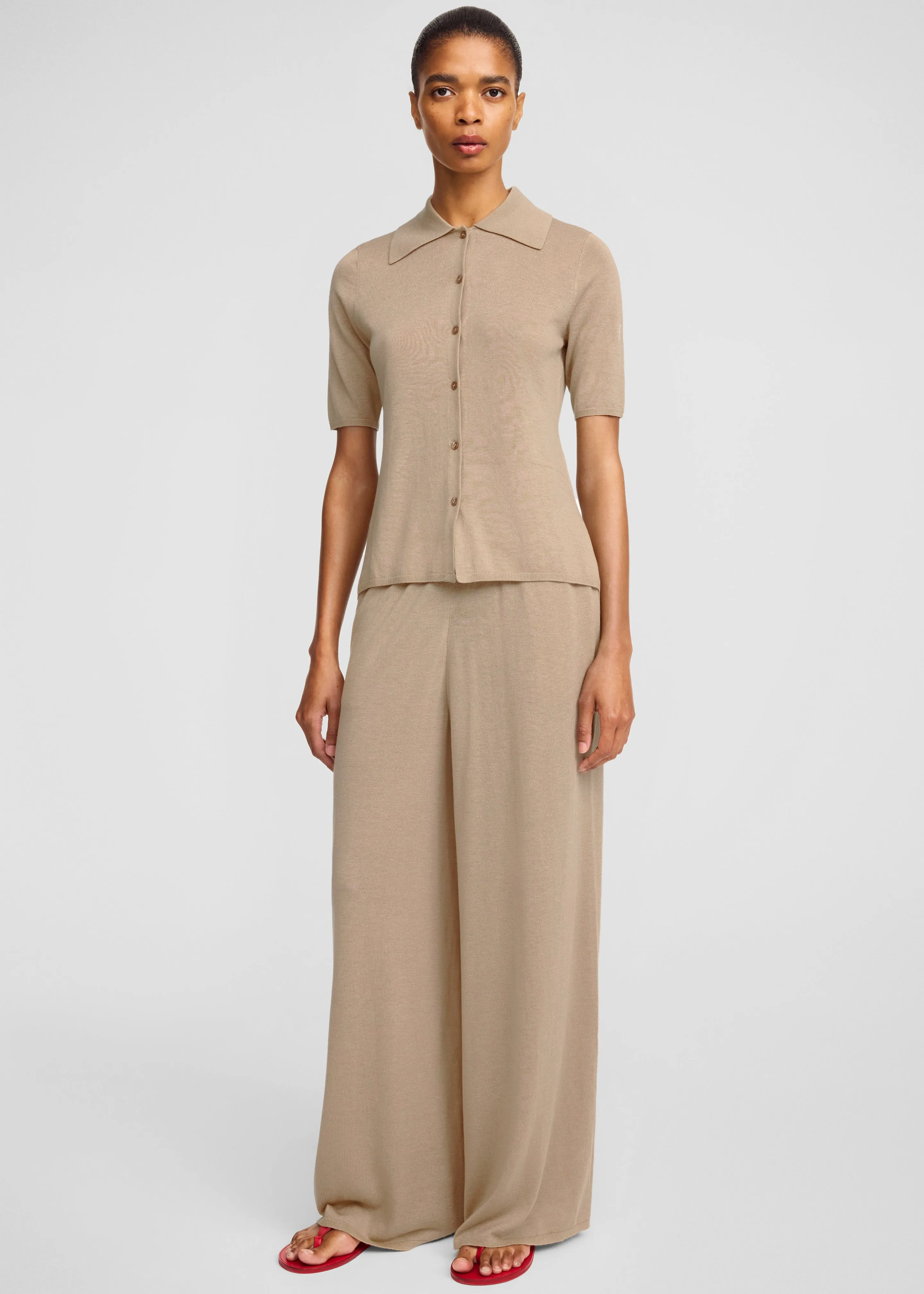 By Malene Birger Dotta Knit Top - Dark Sand sold by Frankie Shop product image thumbnail 4