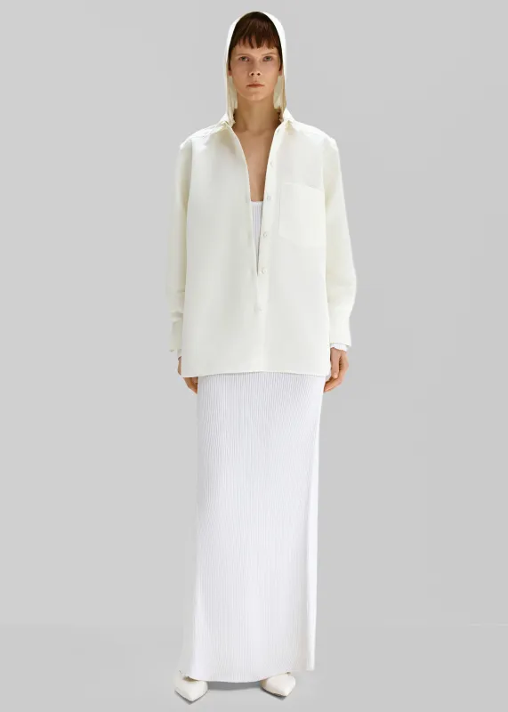 Bevza Shirt Rain Jacket - Dusty Ivory sold by Frankie Shop