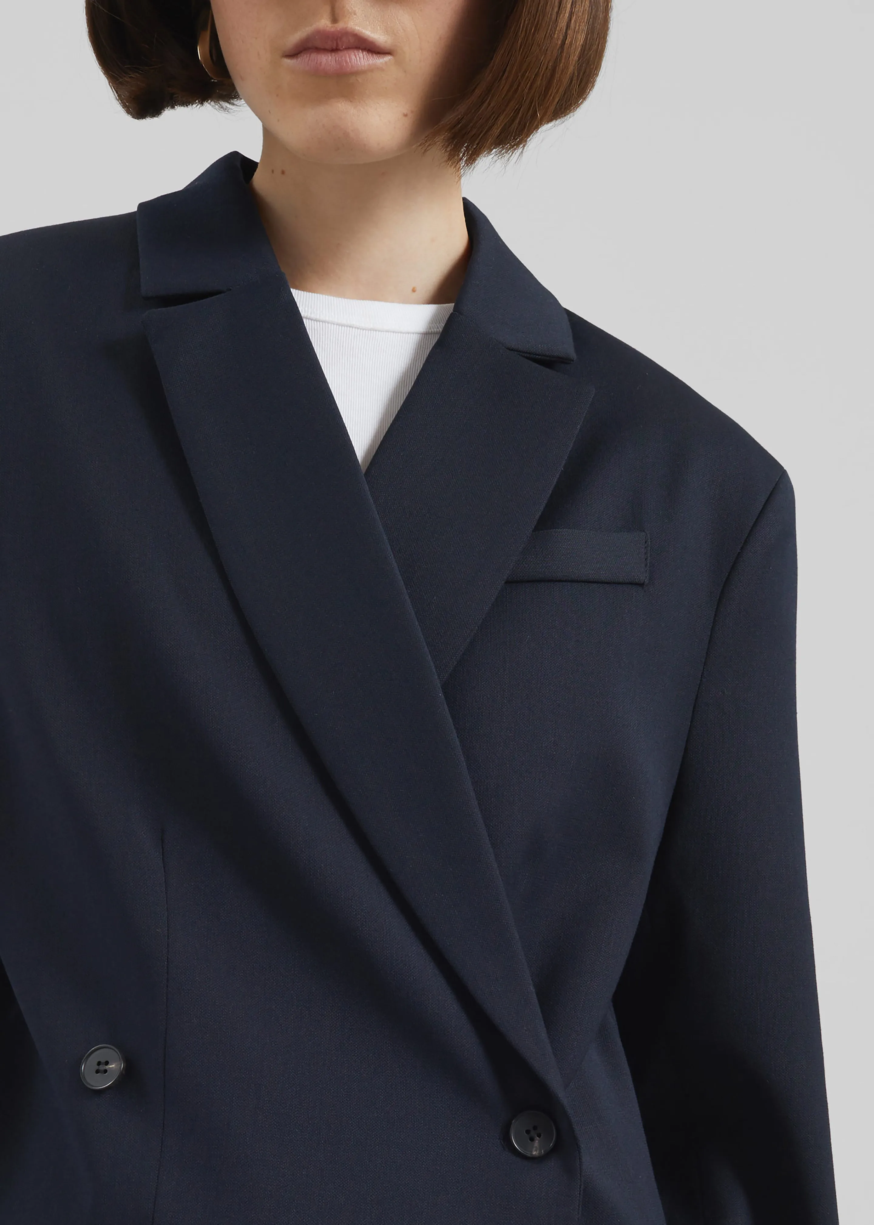 Calvay Crossover Blazer - Dark Navy sold by Frankie Shop product image thumbnail 5