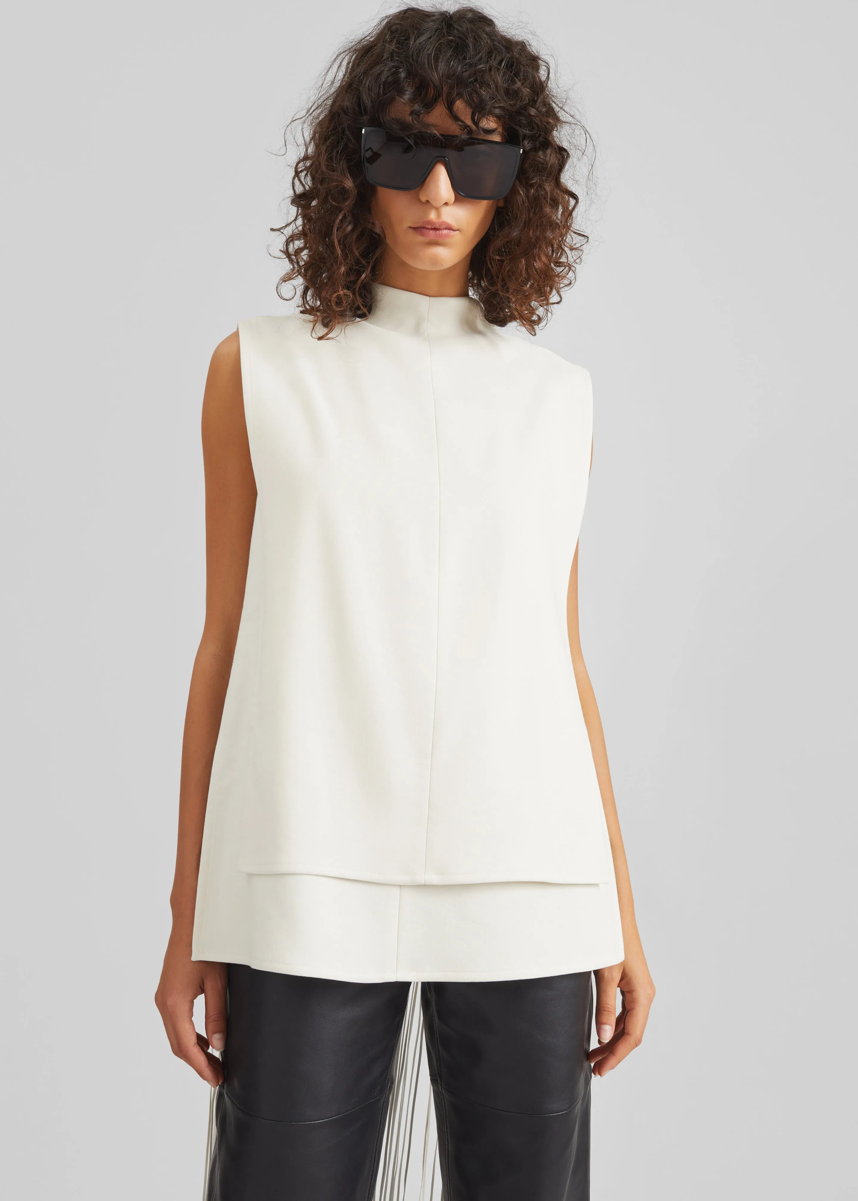 Sportmax Soraia Top - Latte sold by Frankie Shop product image thumbnail 5
