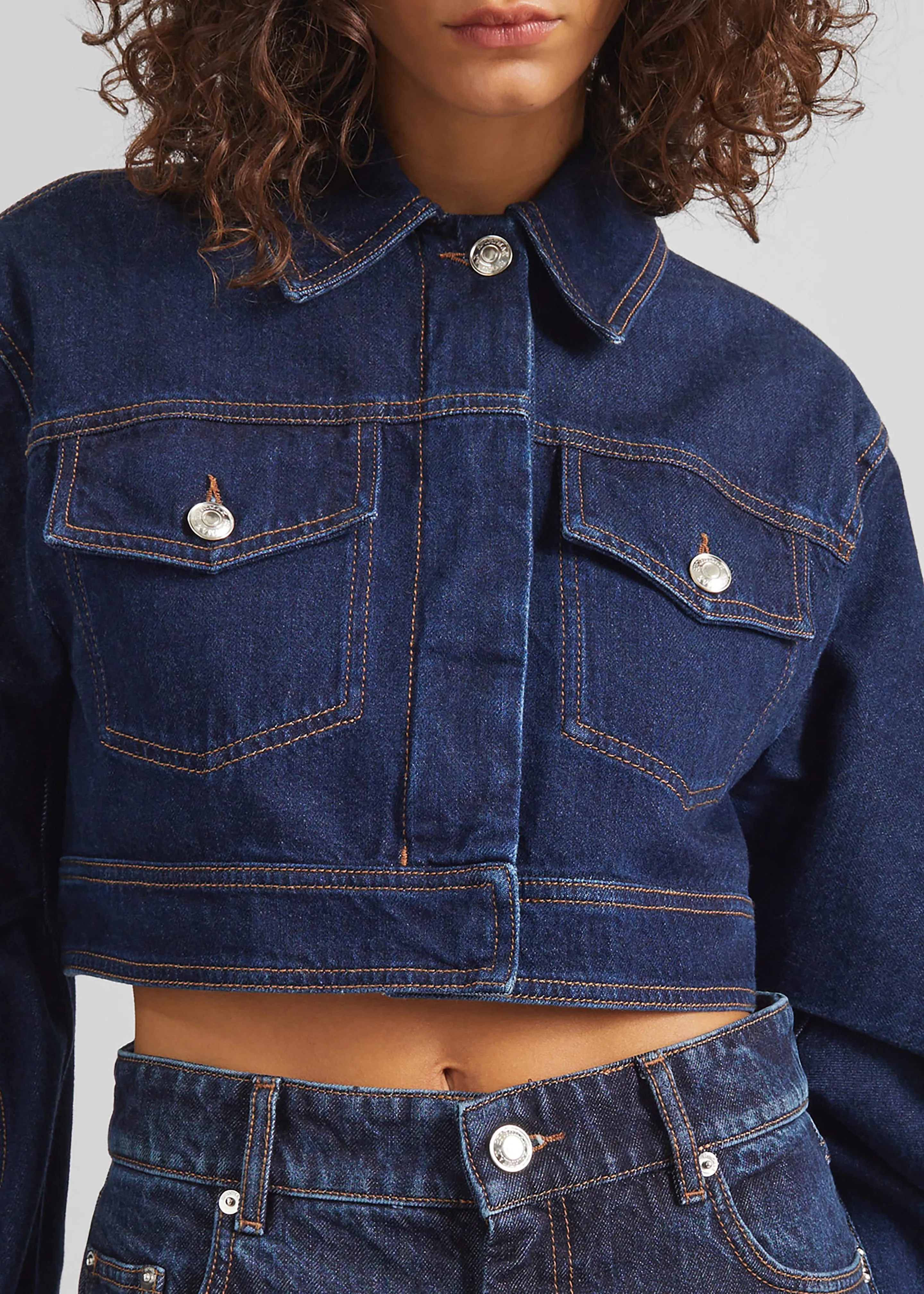 Sportmax Sir Denim Jacket - Midnight Blue sold by Frankie Shop product image thumbnail 4