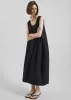 Delane Cocoon Dress - Black sold by Frankie Shop