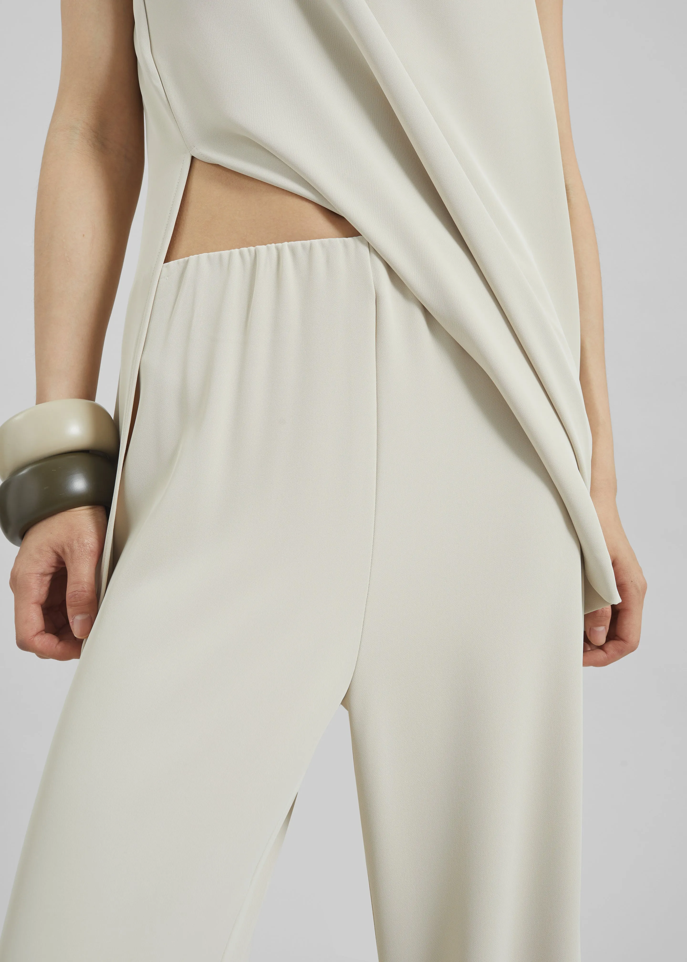 Celano Fluid Wide Pants - Light Beige sold by Frankie Shop product image thumbnail 3