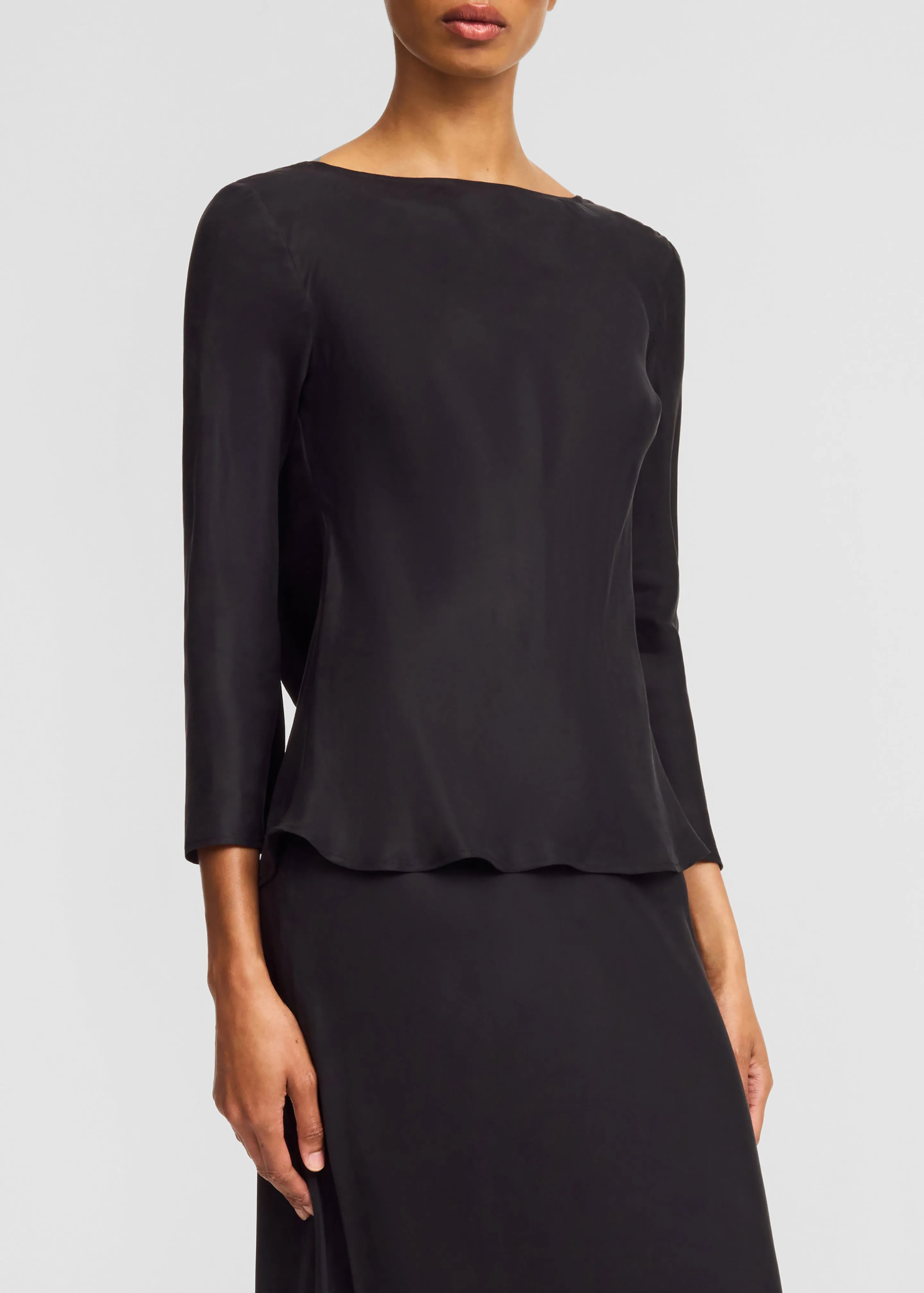 By Malene Birger Laura Top - Black sold by Frankie Shop product image thumbnail 3