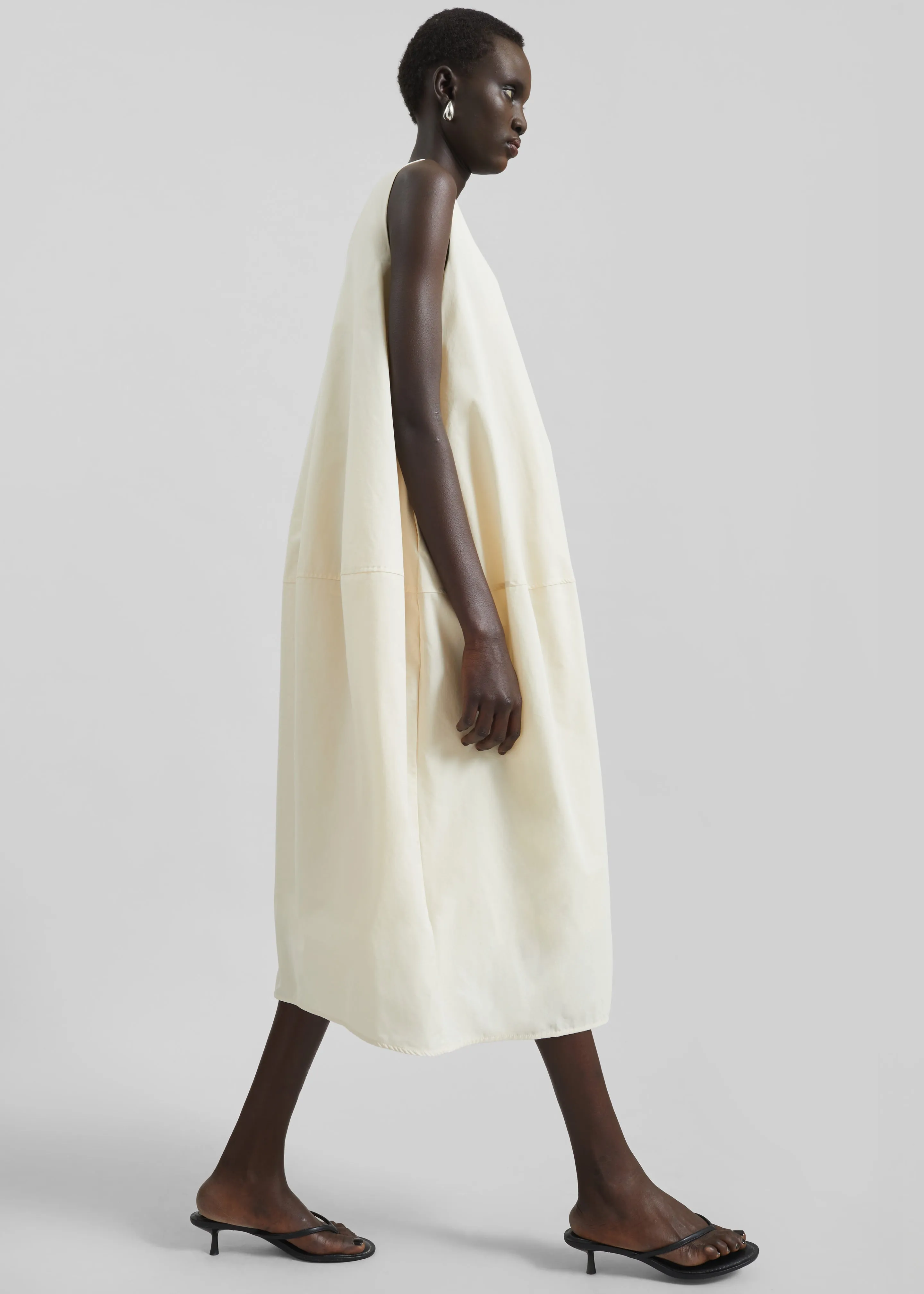 Delane Cocoon Dress - Cream sold by Frankie Shop product image thumbnail 3