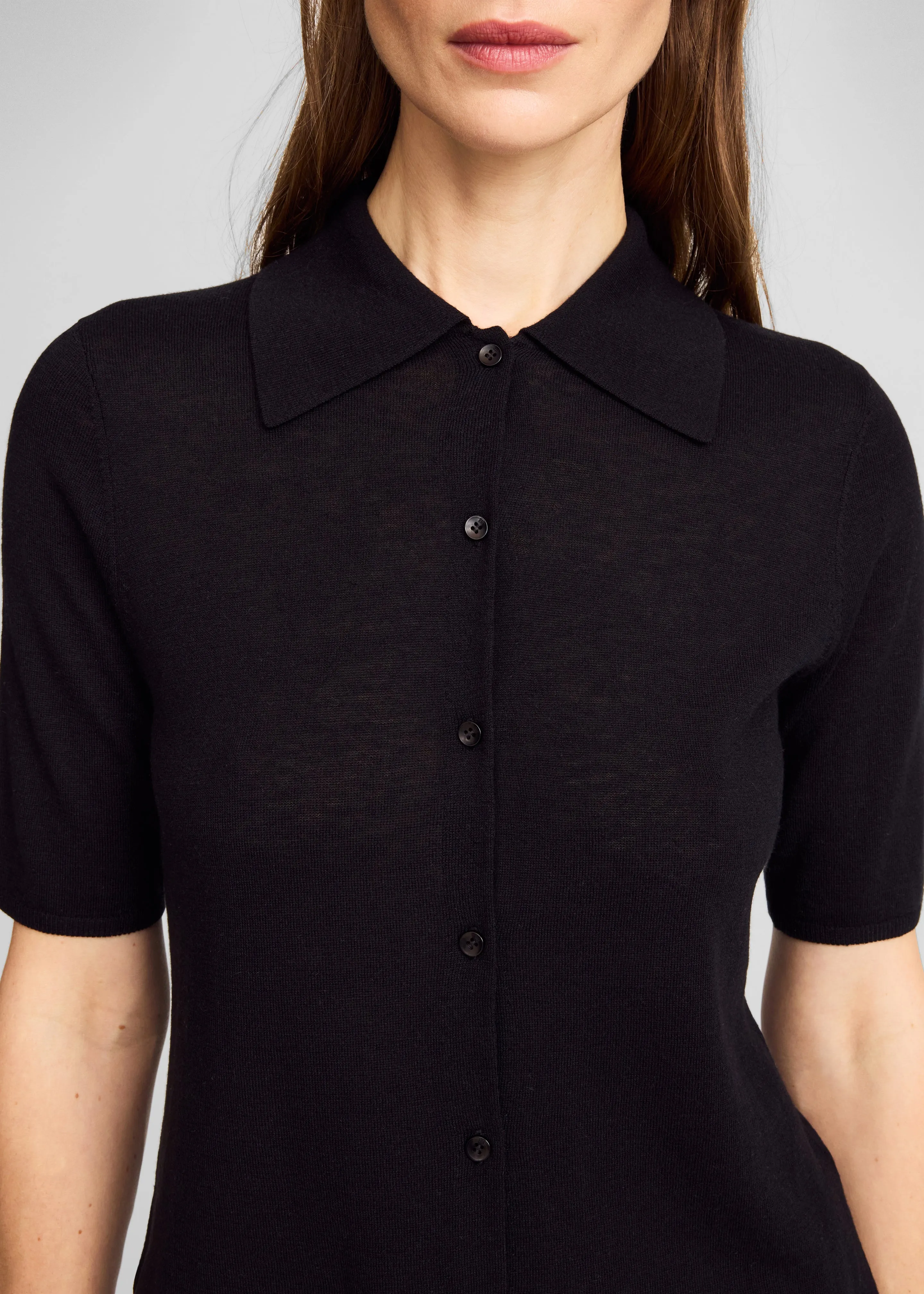 By Malene Birger Dotta Knit Top - Black sold by Frankie Shop product image thumbnail 2