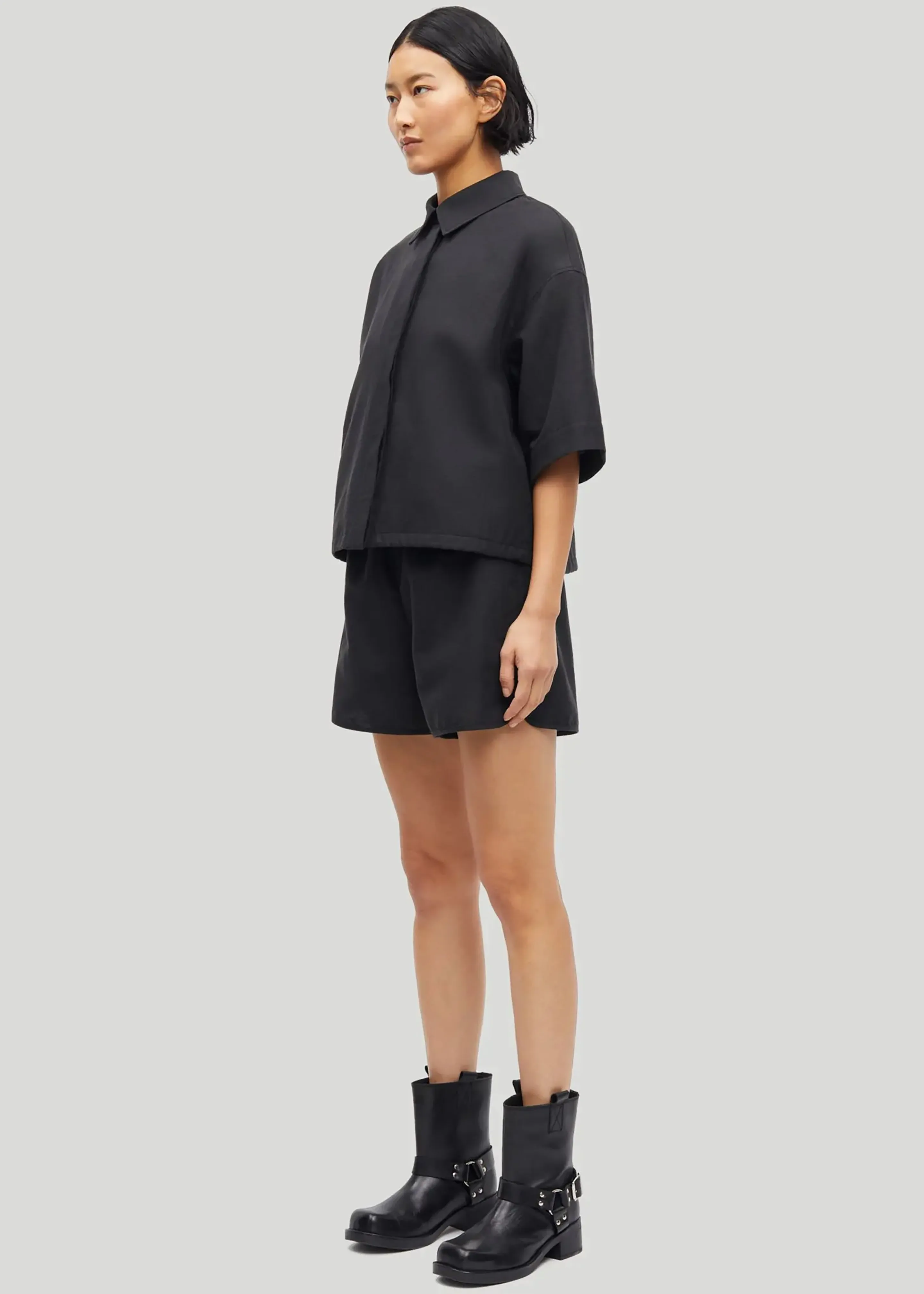 Samsøe Samsøe Salula Shirt - Black sold by Frankie Shop product image thumbnail 4