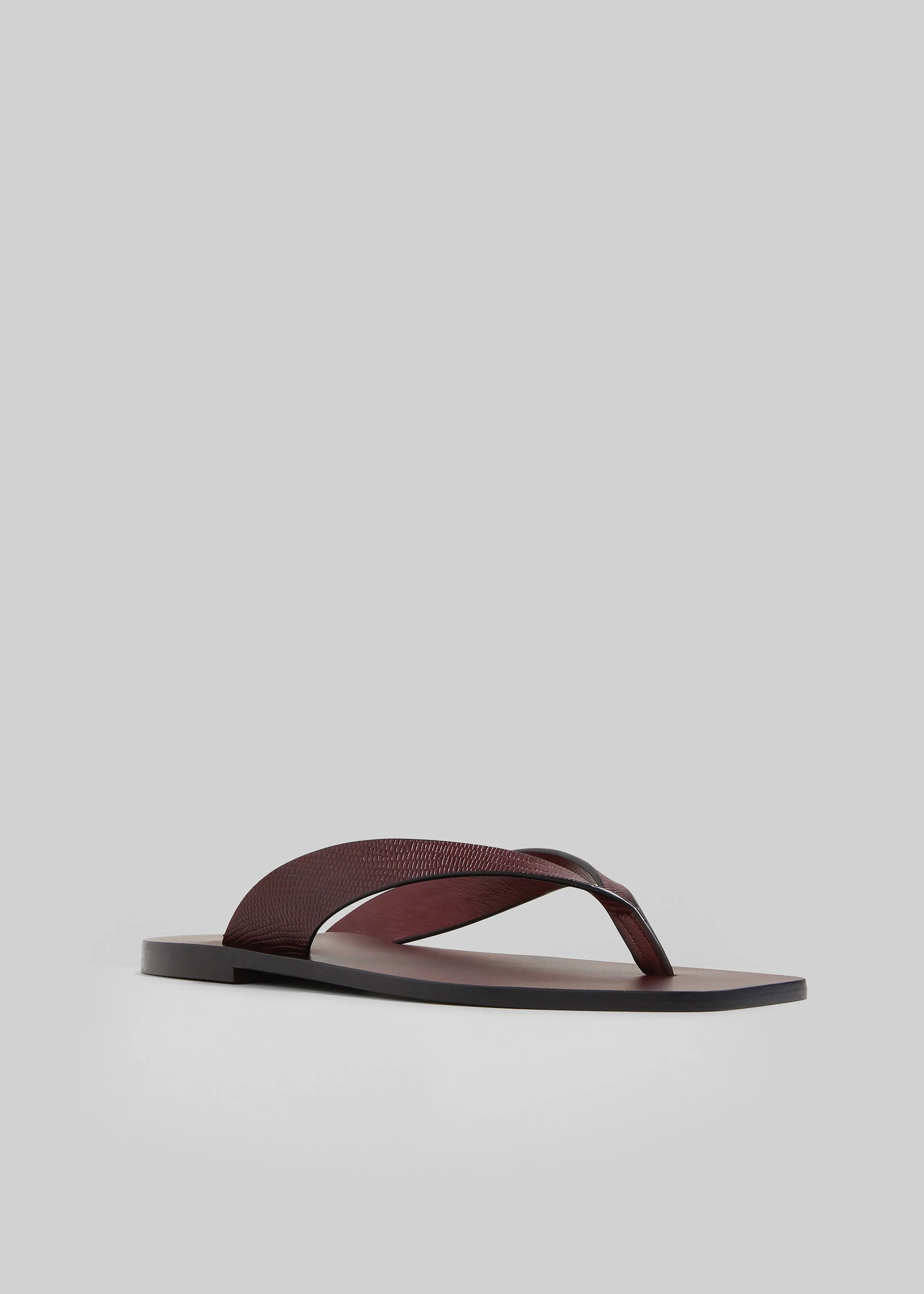 A.Emery The Kinto Sandals - Mulberry Embossed Lizard sold by Frankie Shop product image thumbnail 4
