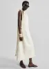 Sarnico Rope-Tie Halter Dress - Cream sold by Frankie Shop