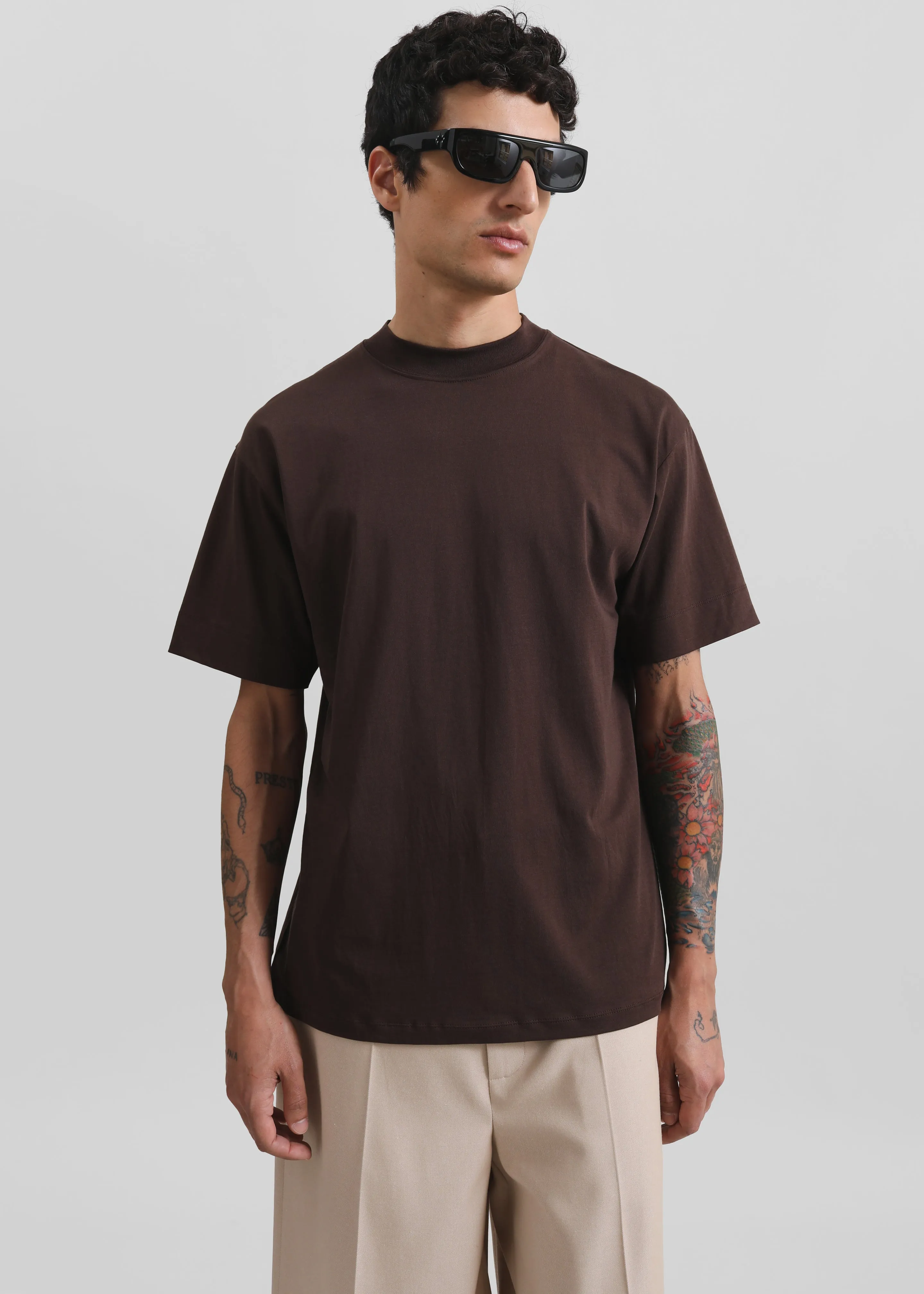 Truro Classic Soft T-Shirt - Brown sold by Frankie Shop product image thumbnail 3