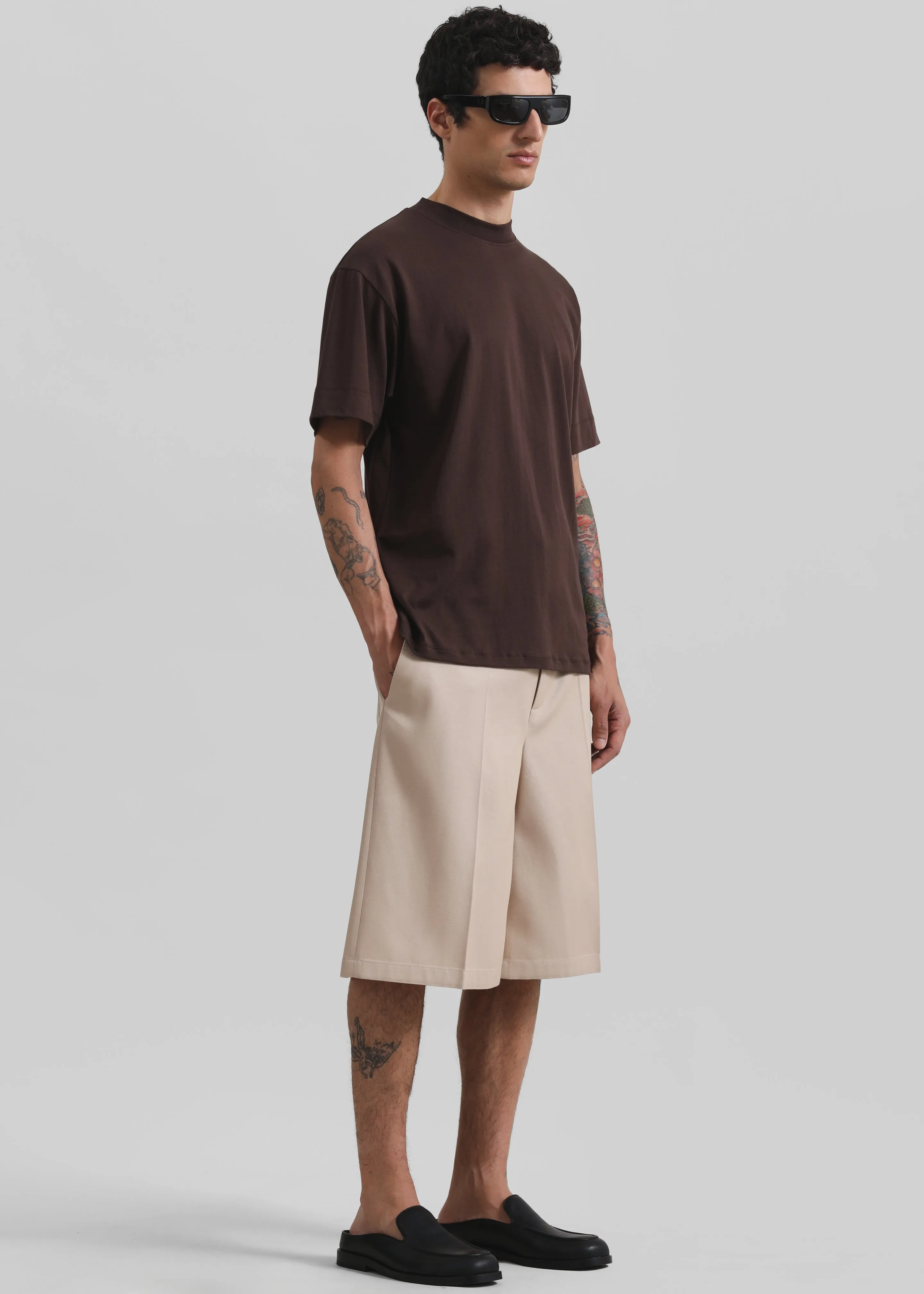 Truro Classic Soft T-Shirt - Brown sold by Frankie Shop