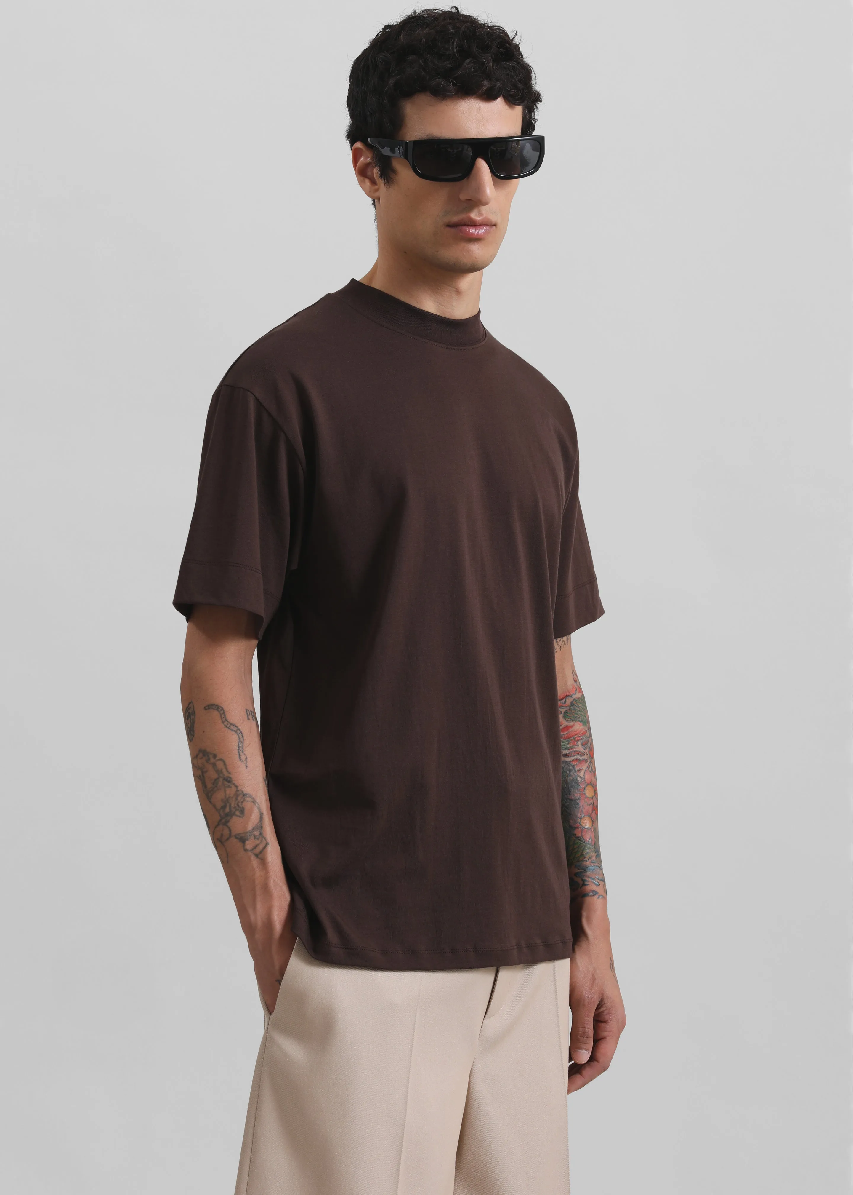 Truro Classic Soft T-Shirt - Brown sold by Frankie Shop product image thumbnail 2