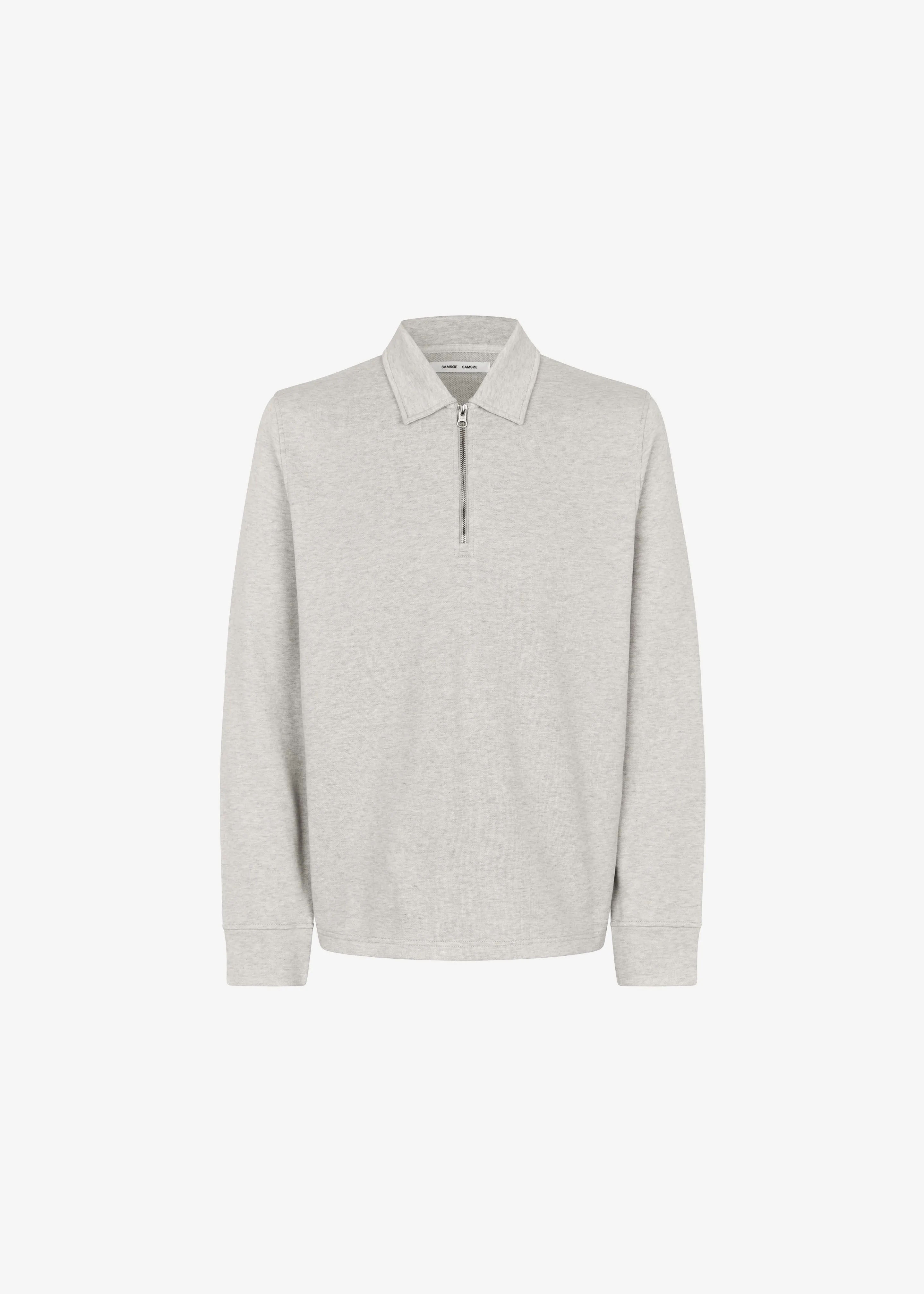 Samsøe Samsøe Salouis Hz Polo LS - Moonstruck Melange sold by Frankie Shop product image thumbnail 5