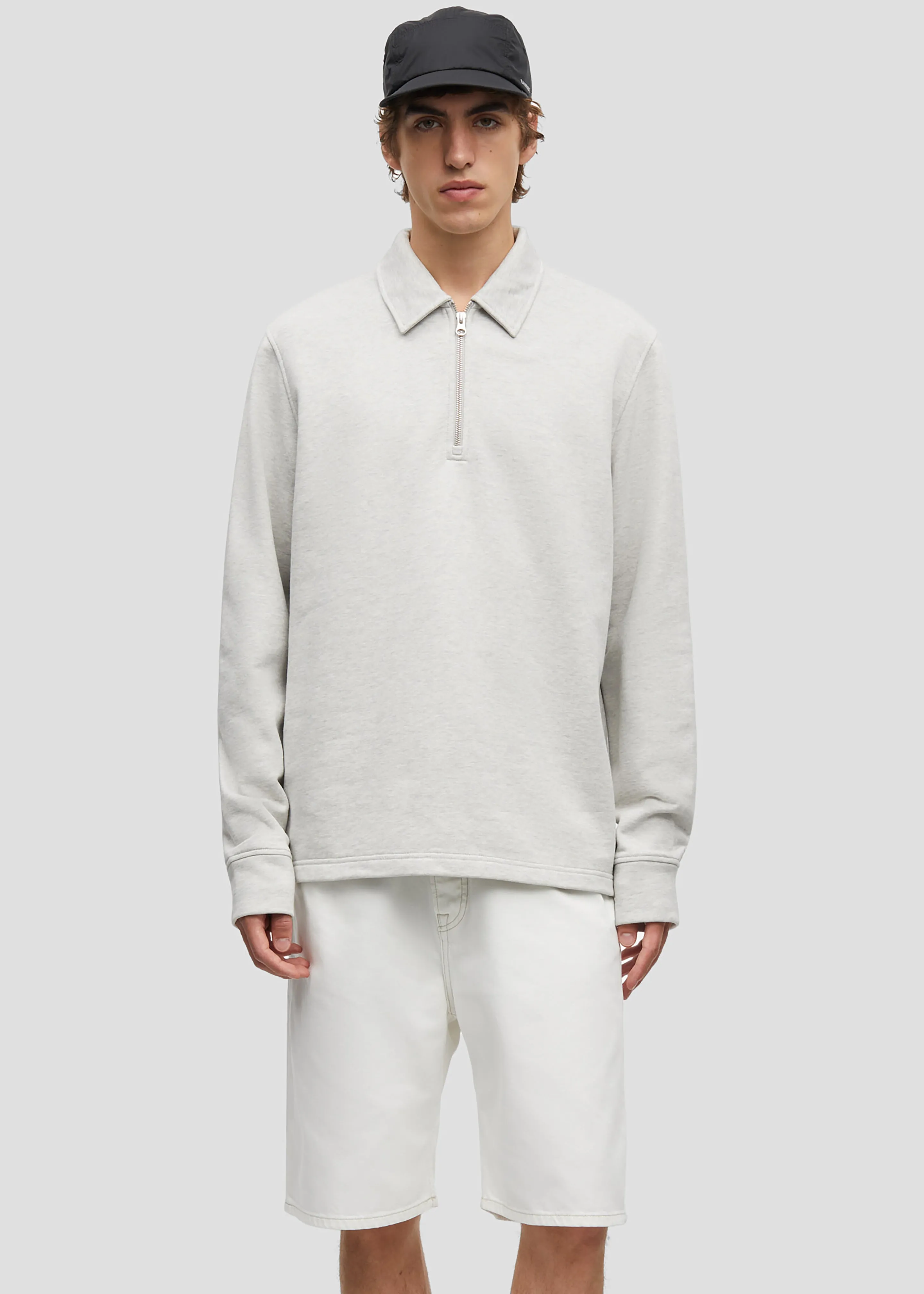 Samsøe Samsøe Salouis Hz Polo LS - Moonstruck Melange sold by Frankie Shop product image thumbnail 3