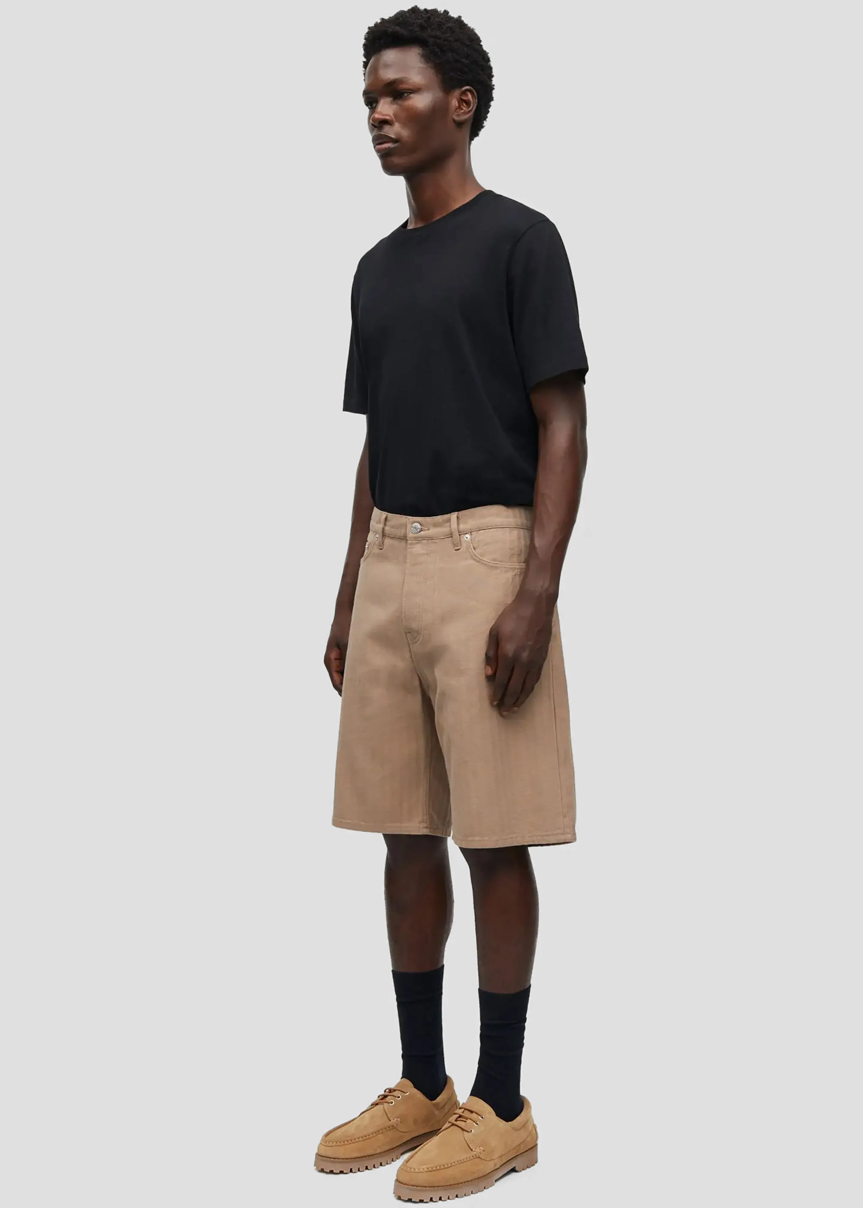 Samsøe Samsøe Saeddie Shorts - Greige sold by Frankie Shop product image thumbnail 2