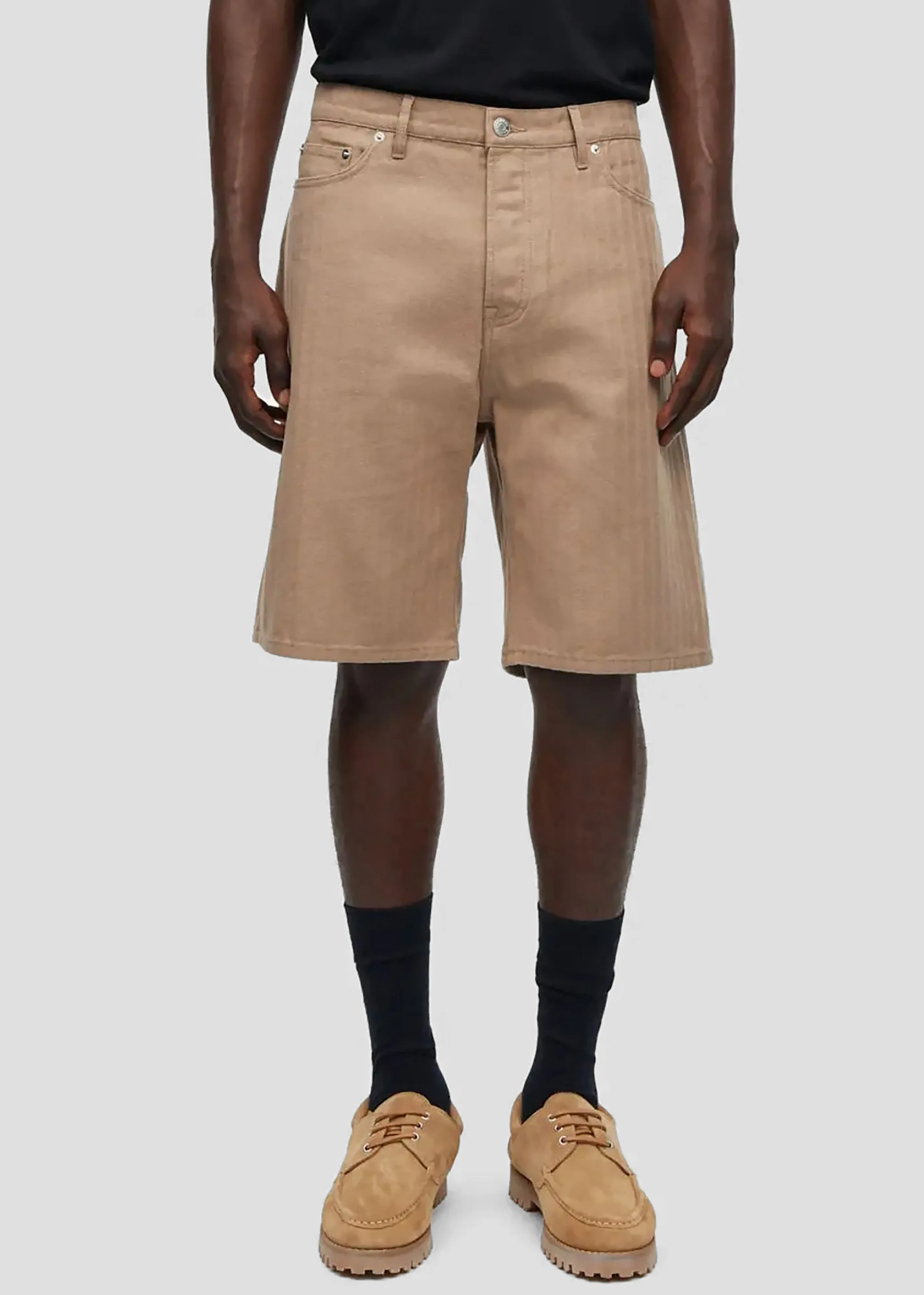 Samsøe Samsøe Saeddie Shorts - Greige sold by Frankie Shop product image thumbnail 3