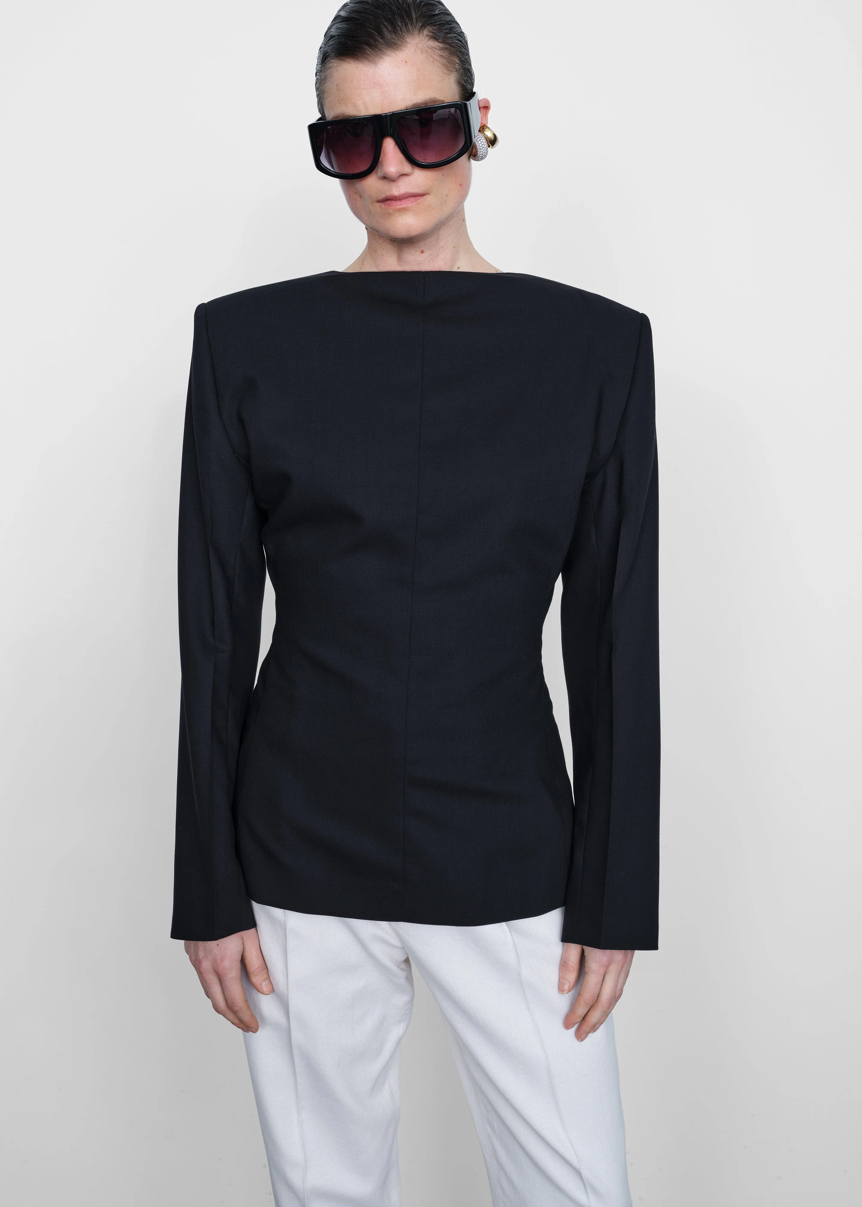 Bettter Reverse Blazer - Black sold by Frankie Shop