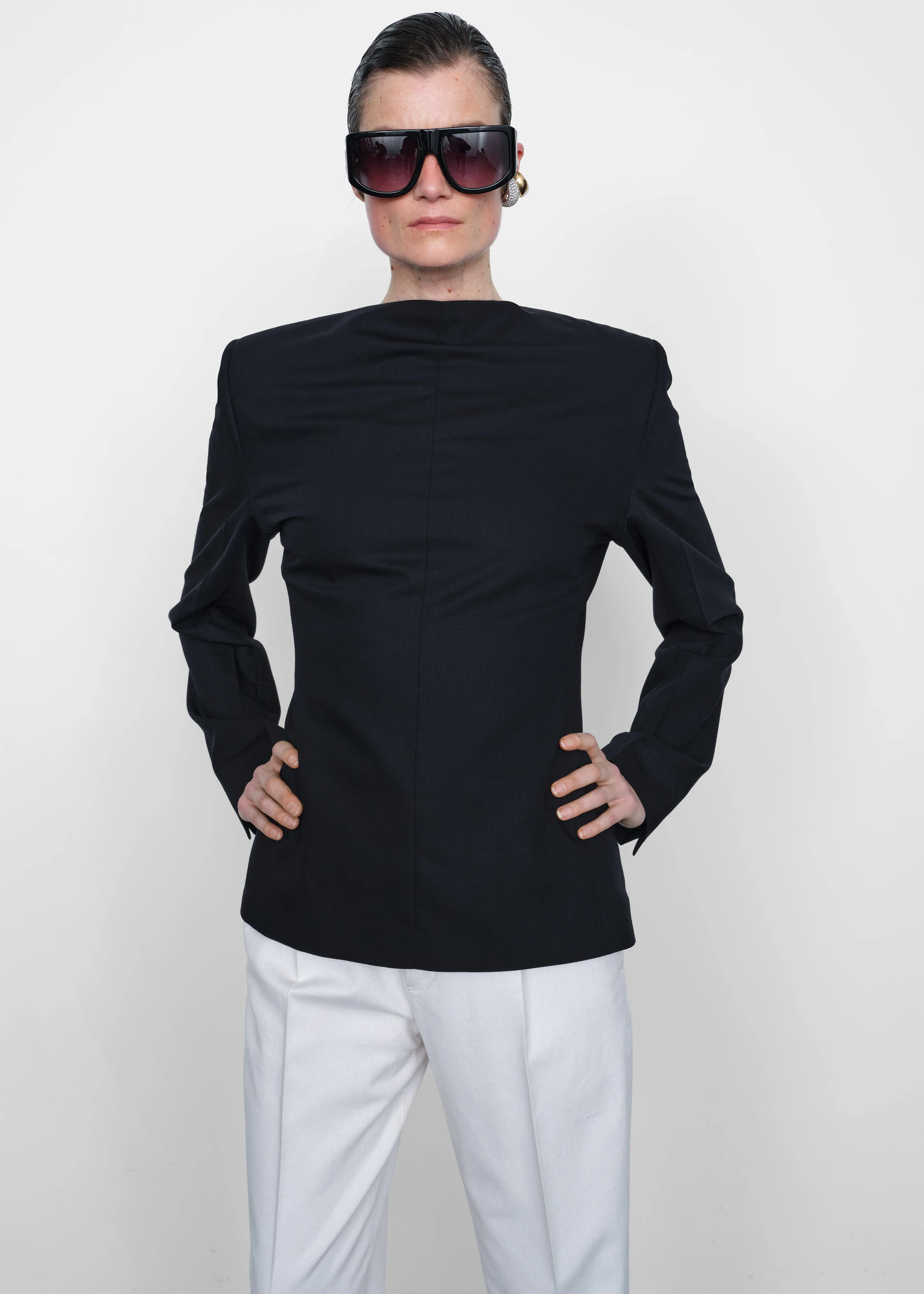 Bettter Reverse Blazer - Black sold by Frankie Shop product image thumbnail 5