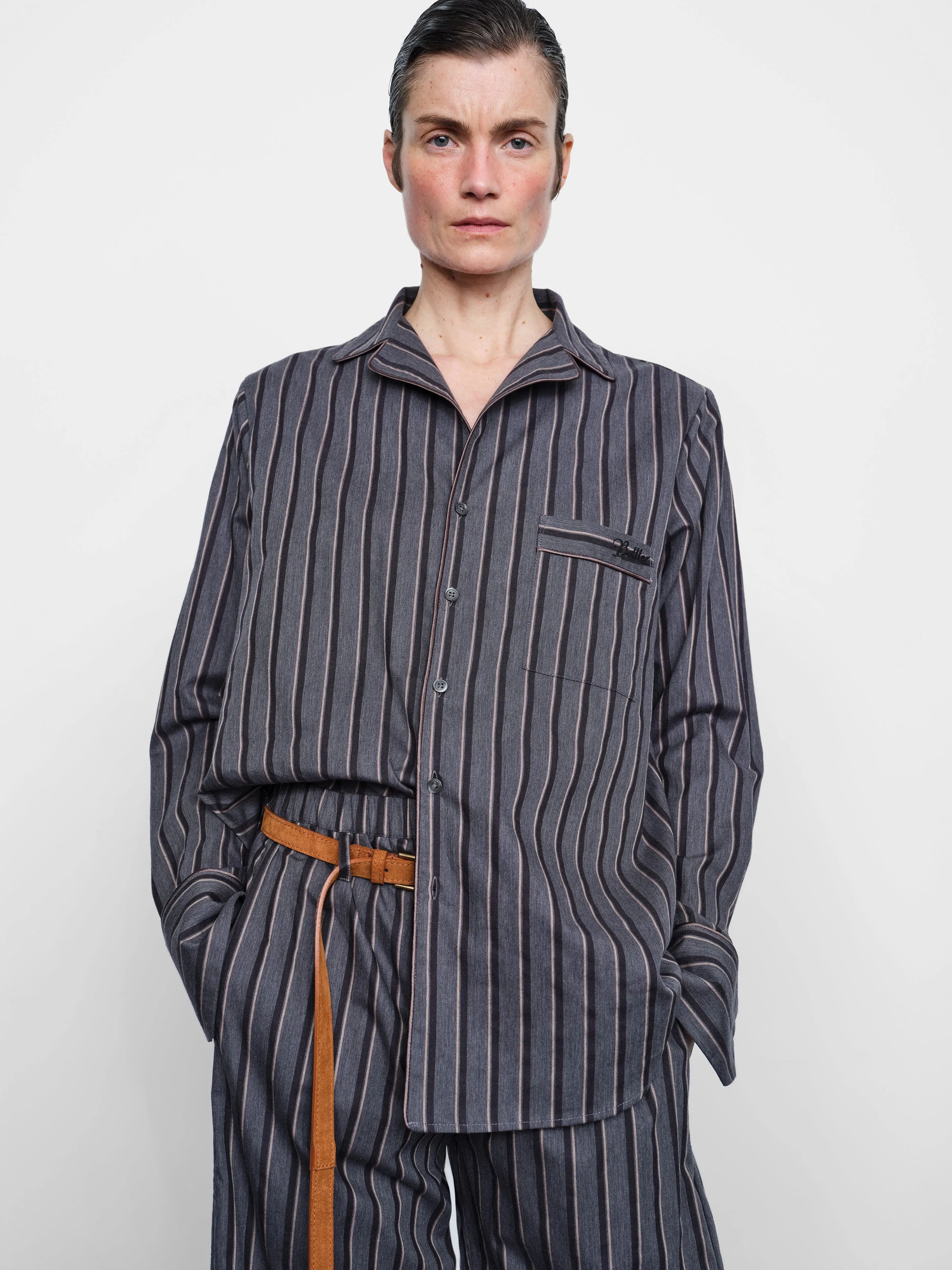 Bettter Essential Shirt - Grey sold by Frankie Shop product image thumbnail 3