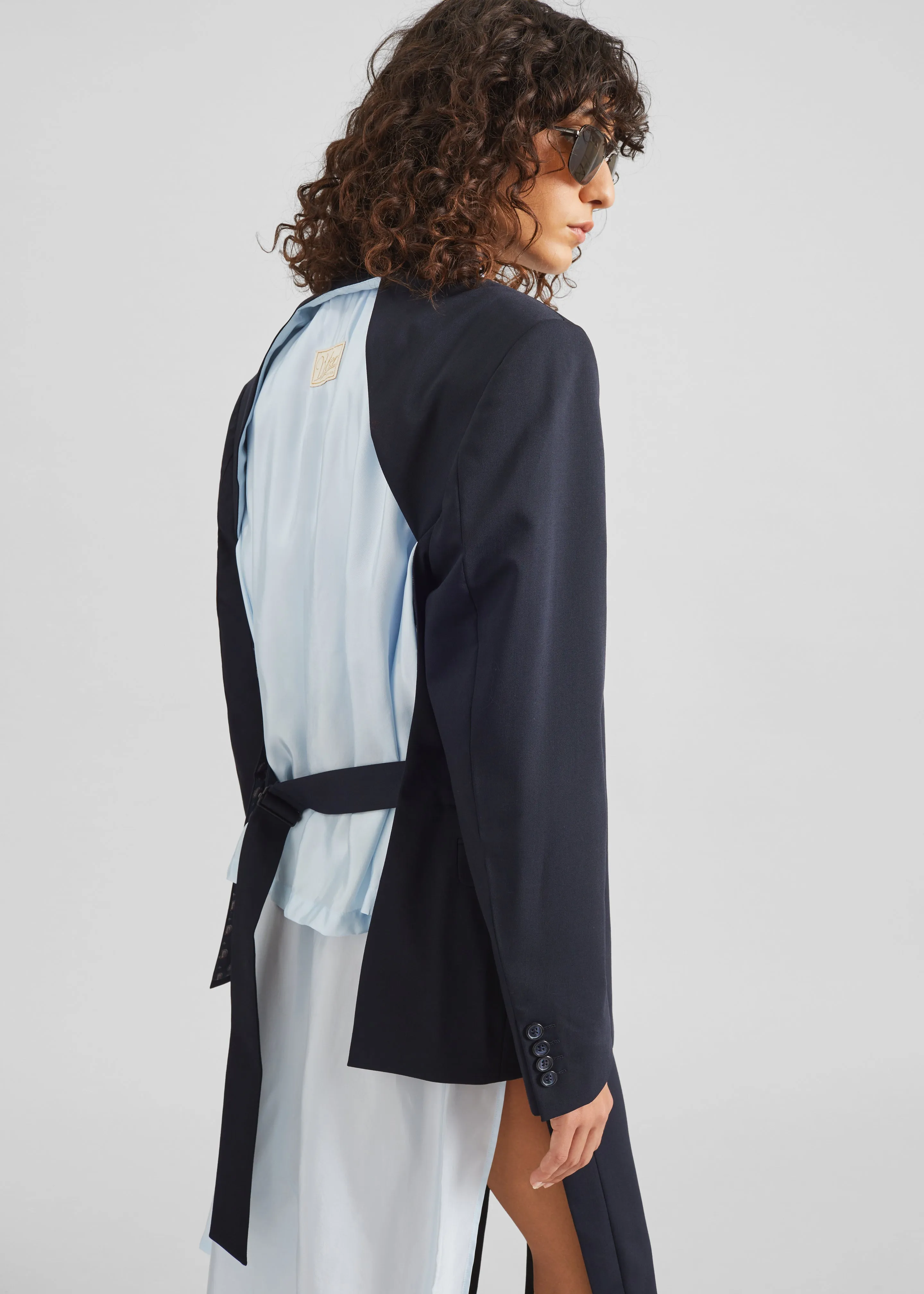 Bettter Ellis Blazer - Navy sold by Frankie Shop product image thumbnail 3