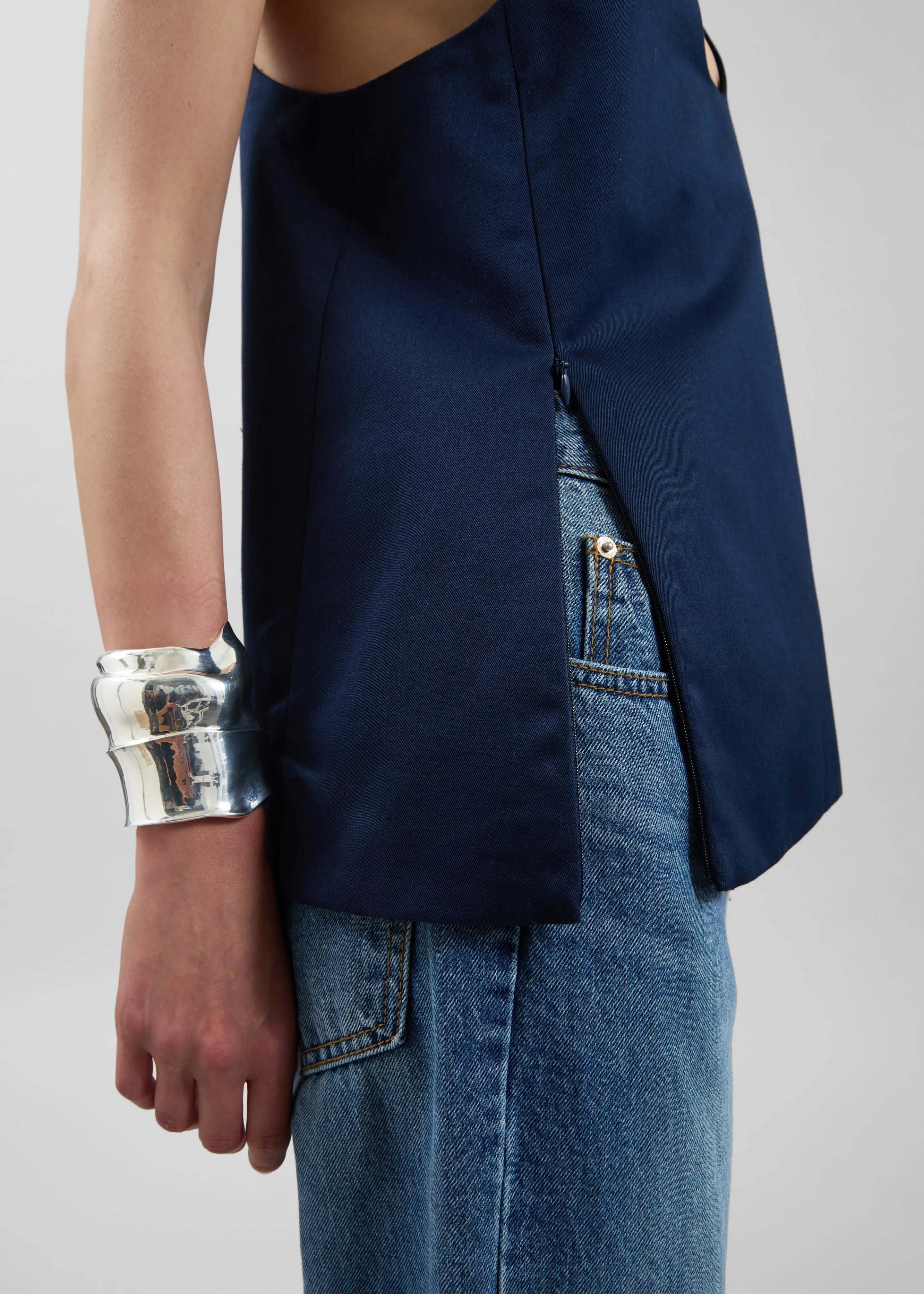 Bettter Emmerson Tank - Navy sold by Frankie Shop product image thumbnail 3