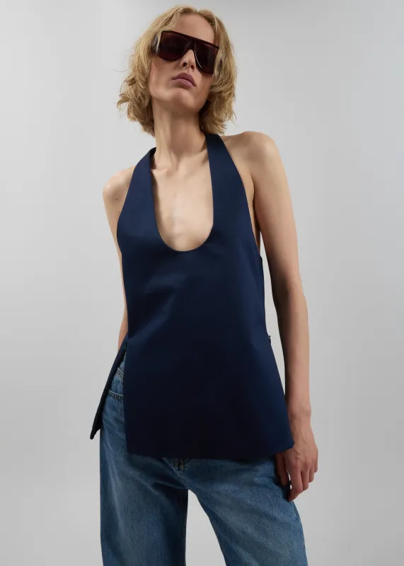 Bettter Emmerson Tank - Navy sold by Frankie Shop