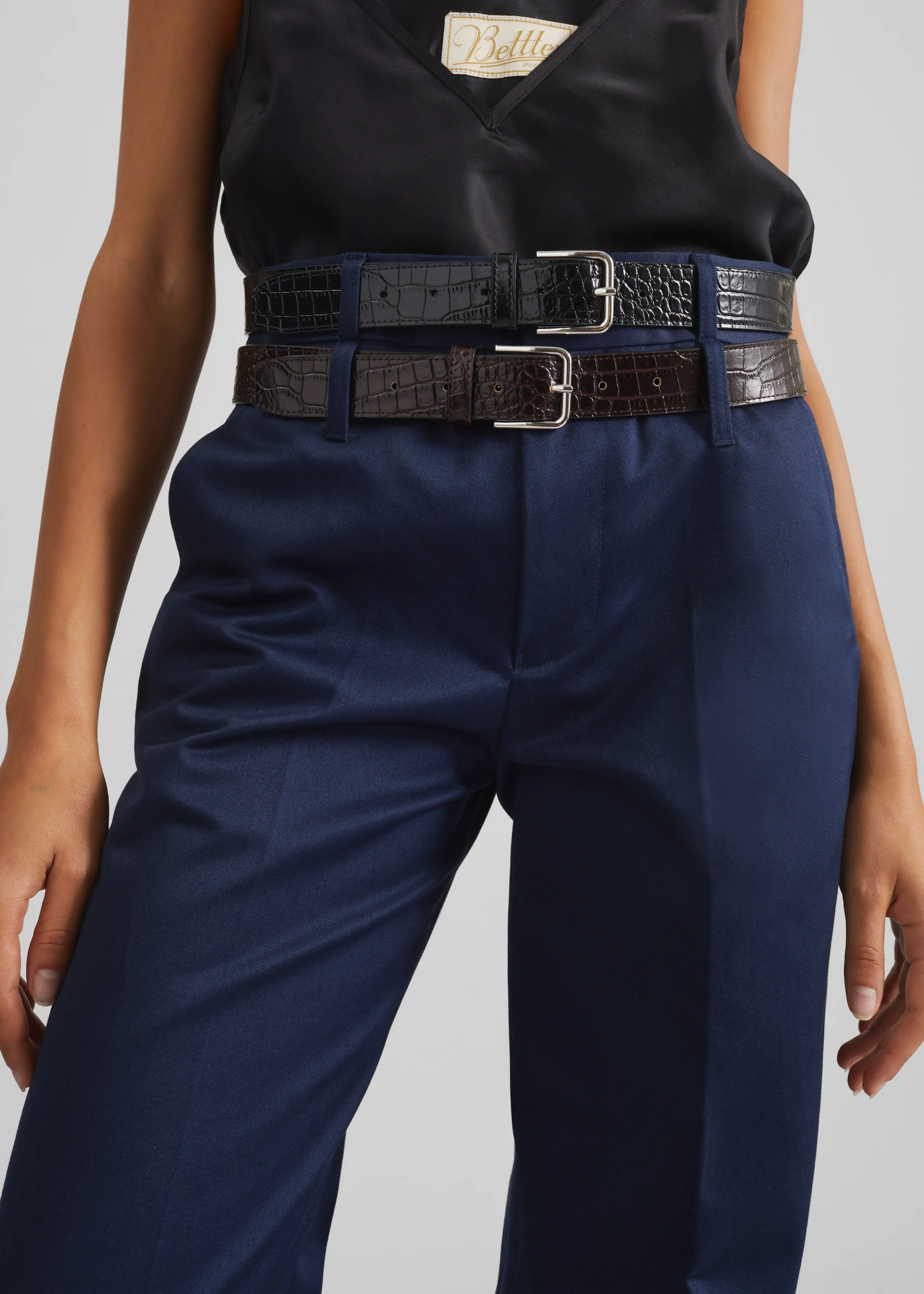 Bettter Andes Trousers - Navy sold by Frankie Shop product image thumbnail 3