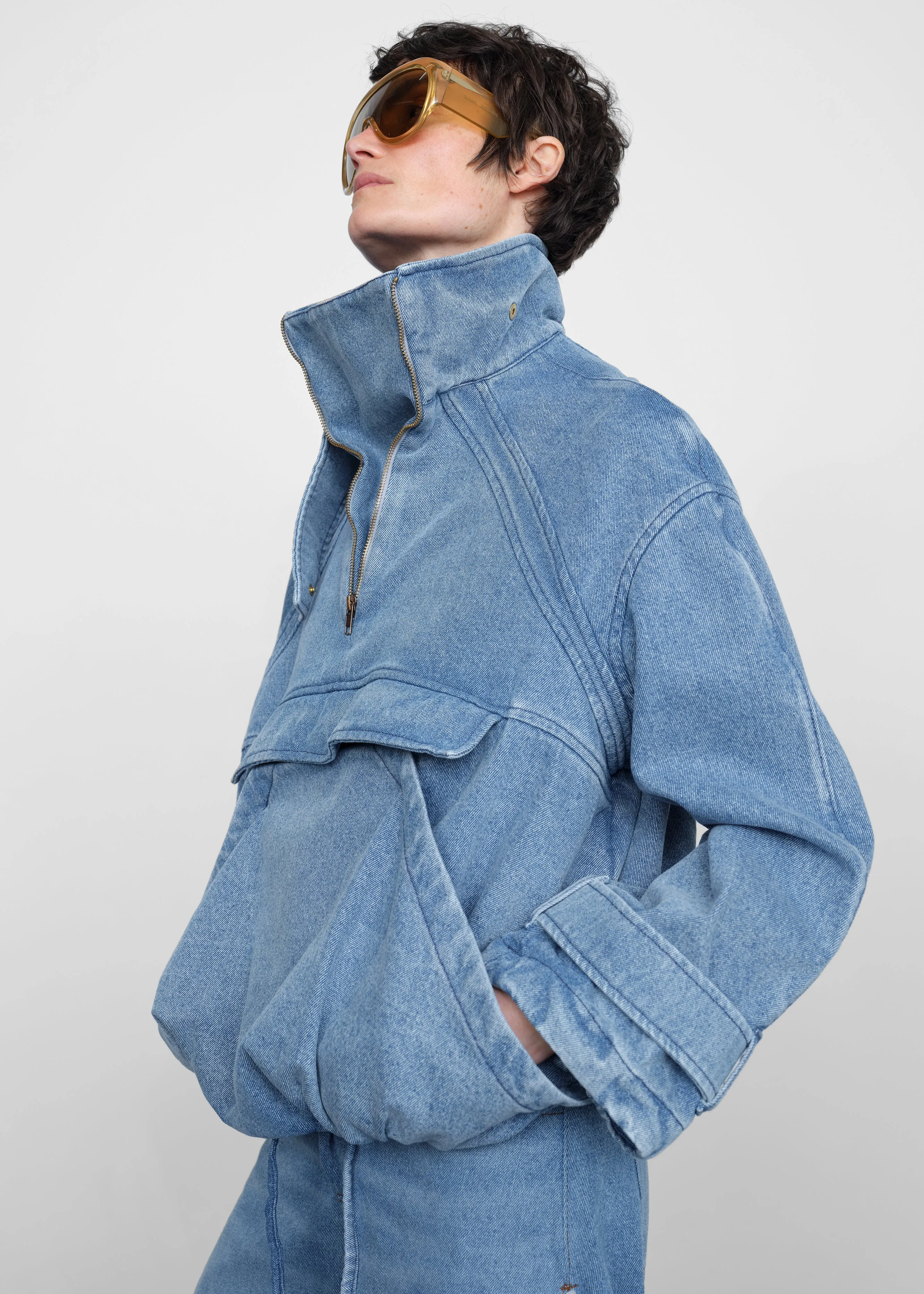 Bettter Denim Anorak - Blue sold by Frankie Shop product image thumbnail 5