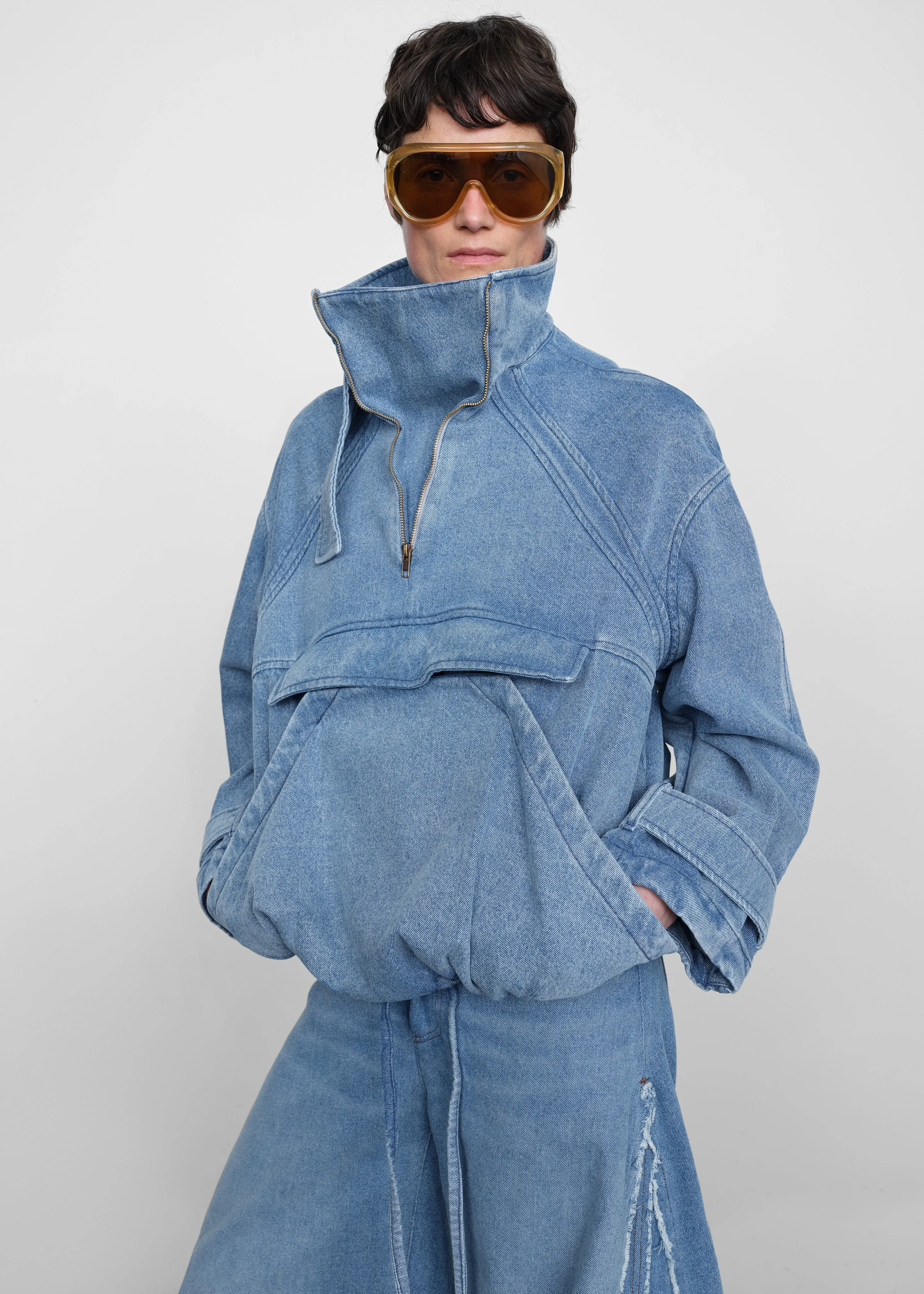 Bettter Denim Anorak - Blue sold by Frankie Shop