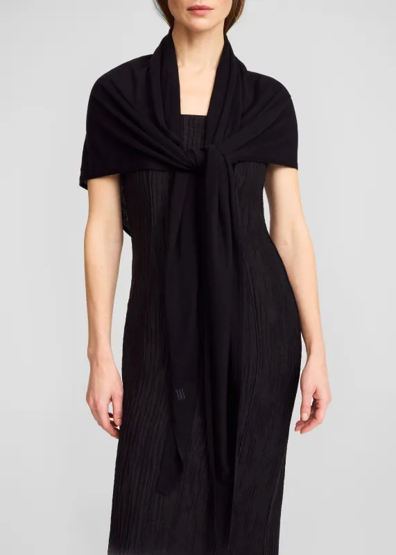 By Malene Birger Dorothea Scarf - Black sold by Frankie Shop