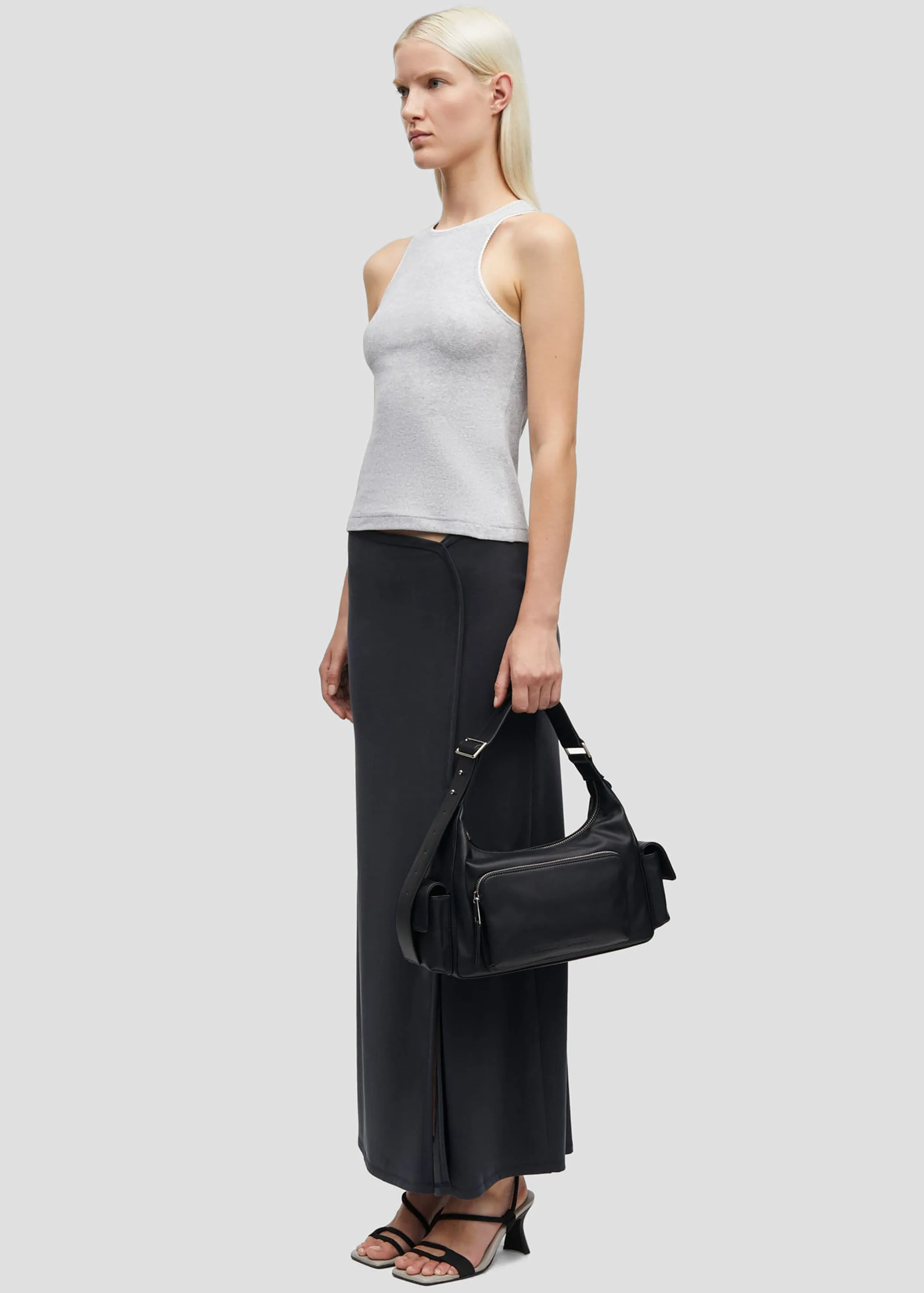 Samsøe Samsøe Sajune Tank Top - Light Grey Melange sold by Frankie Shop product image thumbnail 2