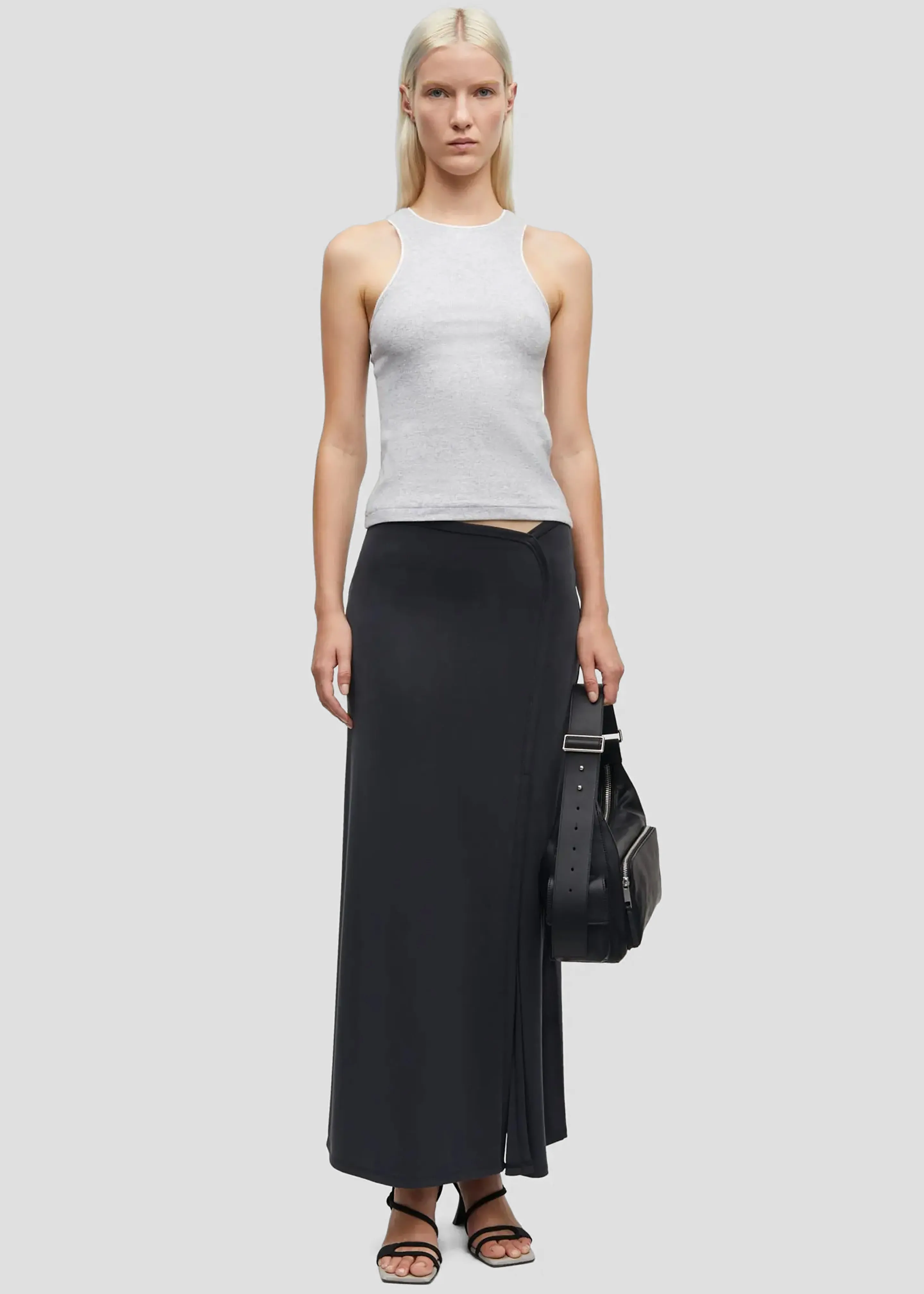 Samsøe Samsøe Sajune Tank Top - Light Grey Melange sold by Frankie Shop product image thumbnail 3