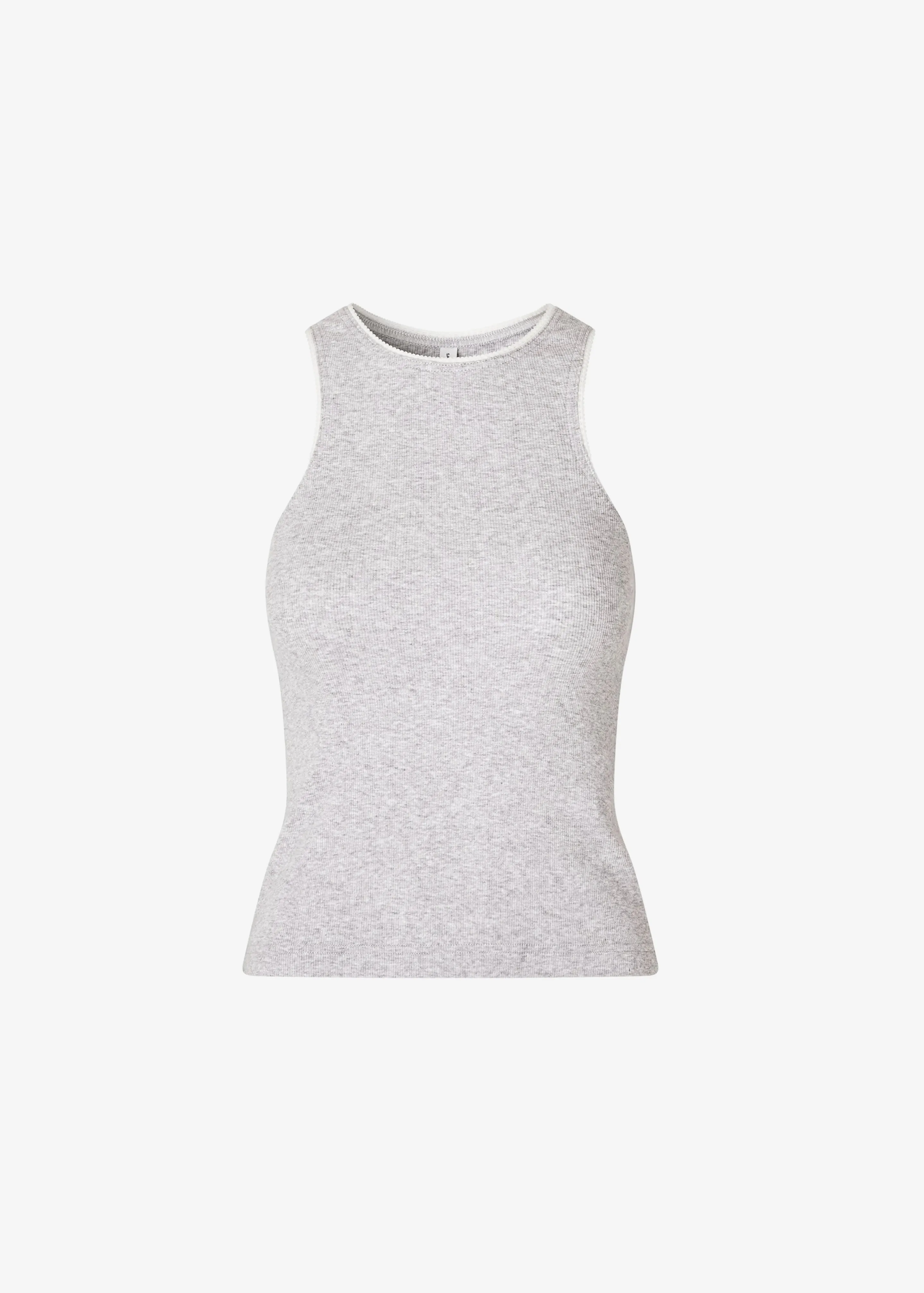 Samsøe Samsøe Sajune Tank Top - Light Grey Melange sold by Frankie Shop product image thumbnail 5