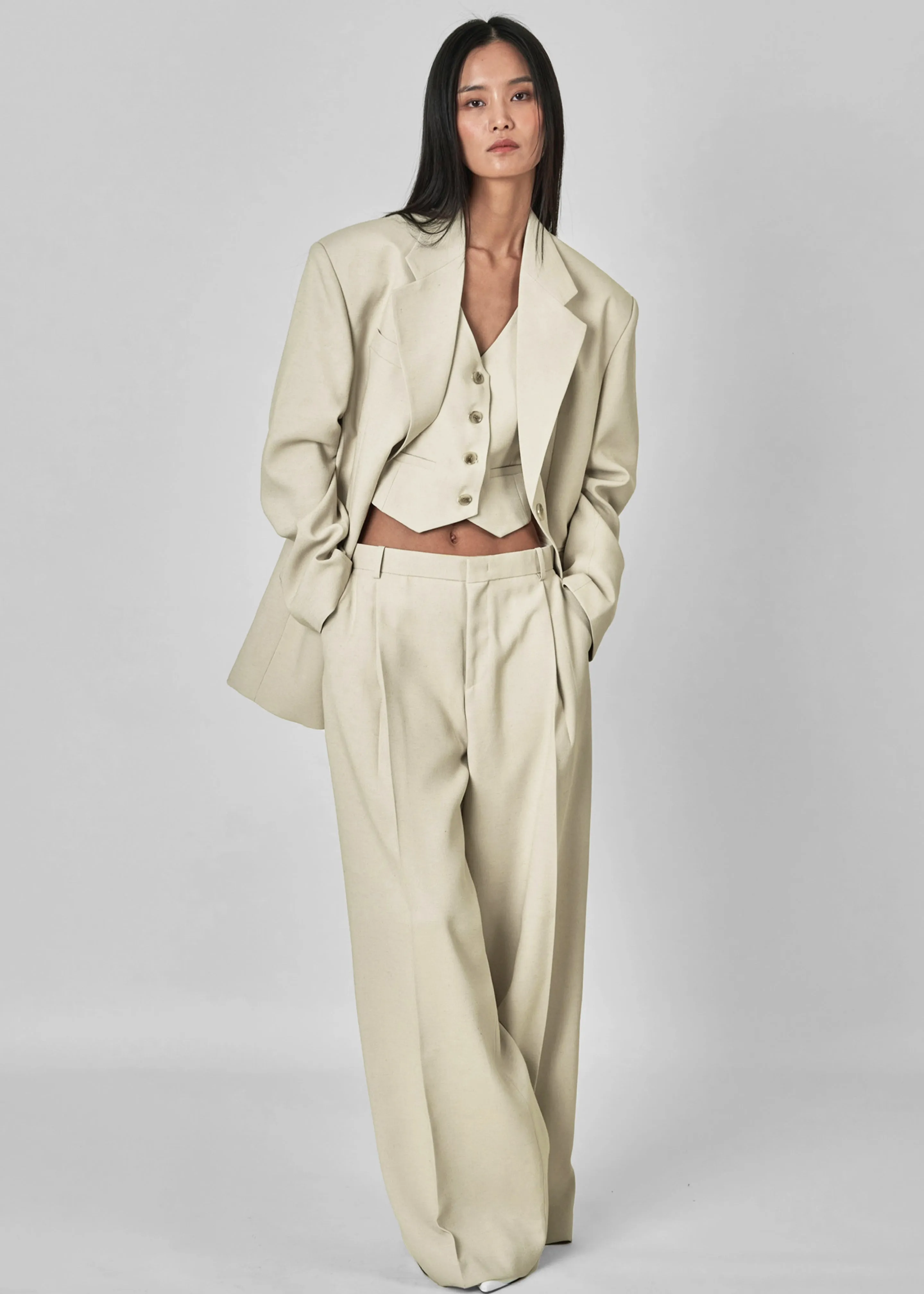 Indio Pants - Beige sold by Frankie Shop product image thumbnail 2