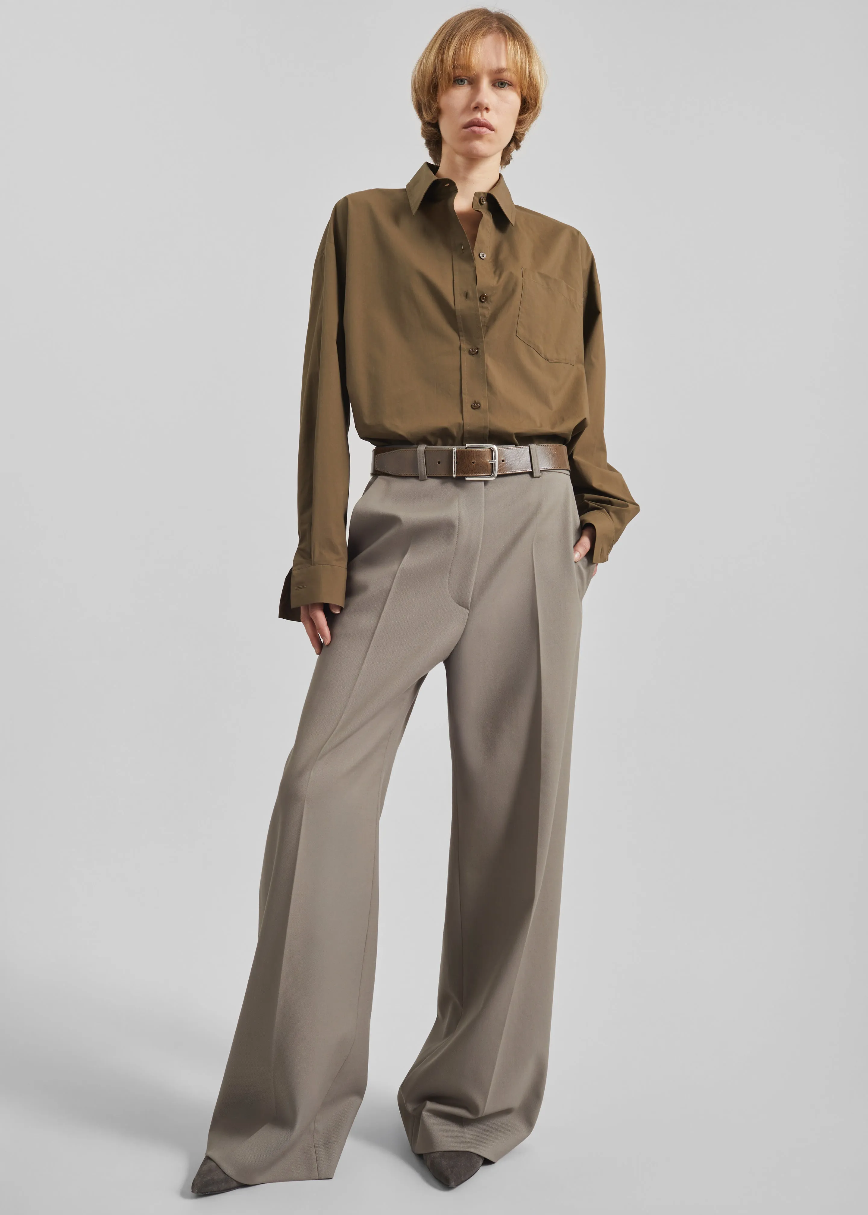 Brickell Trousers - Taupe sold by Frankie Shop product image thumbnail 2