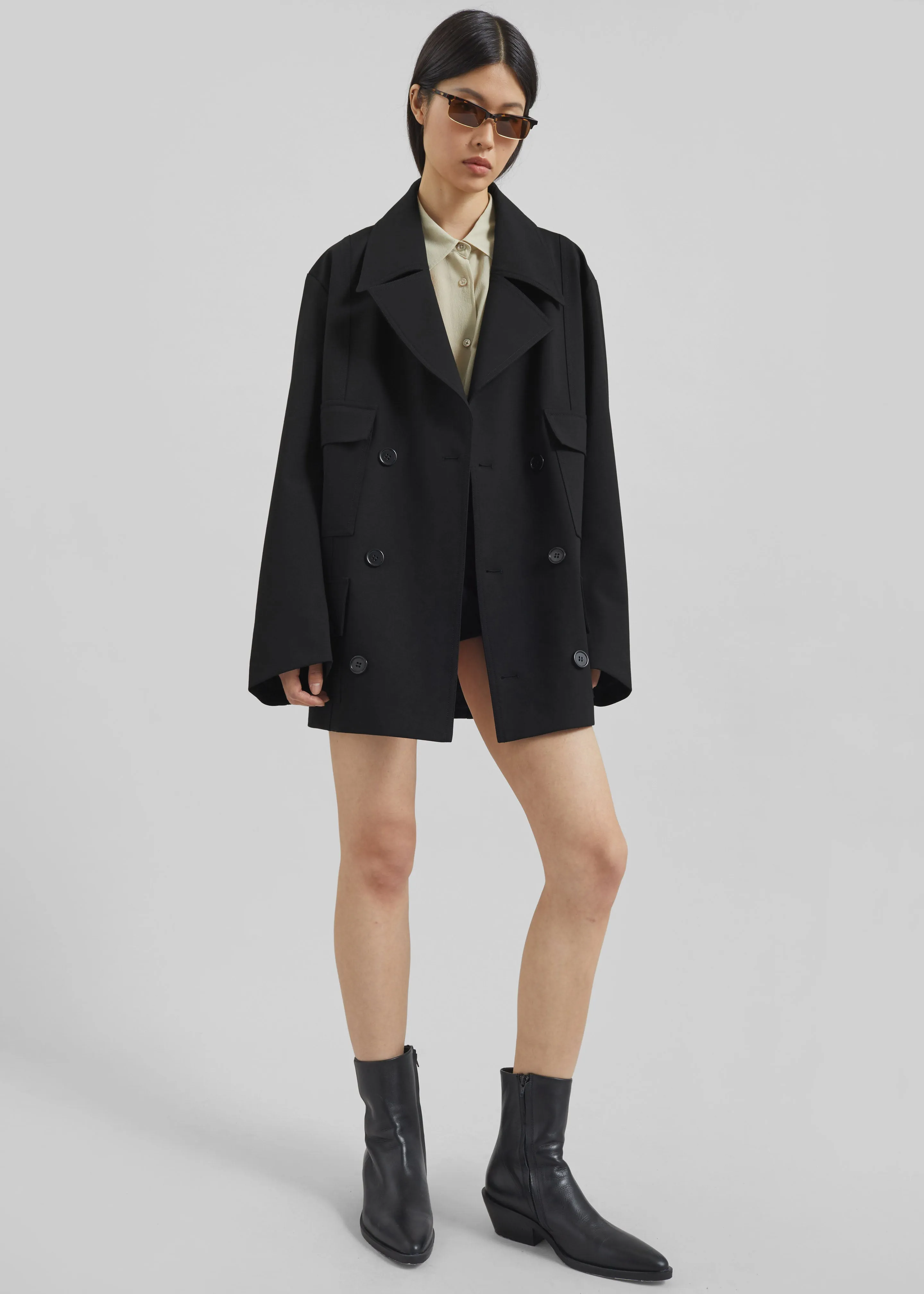 Stanton Trapeze Jacket - Black sold by Frankie Shop product image thumbnail 5