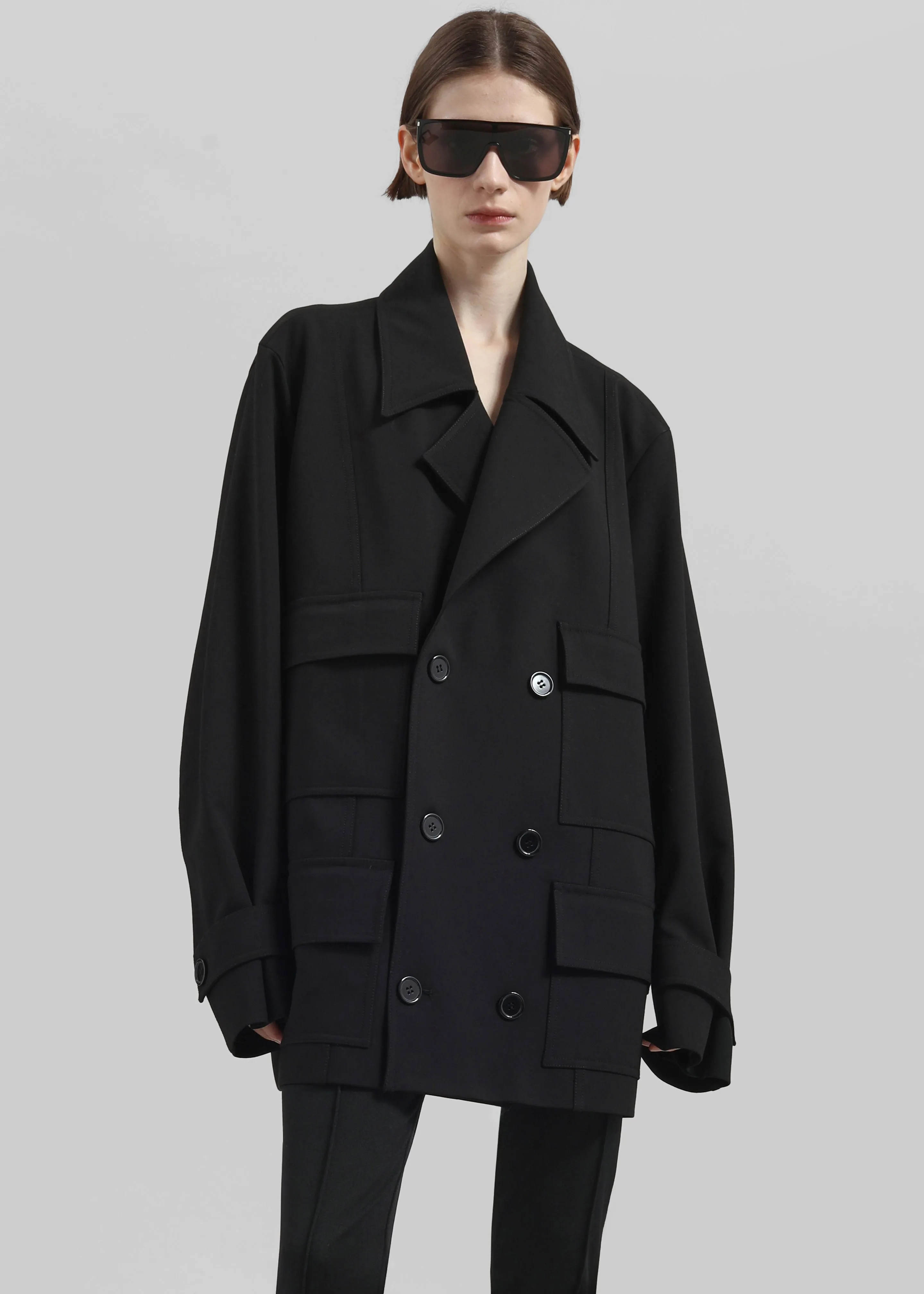 Stanton Trapeze Jacket - Black sold by Frankie Shop product image thumbnail 4