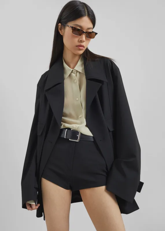 Loen Hot Pants - Black sold by Frankie Shop