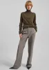 Lenora Straight Trousers - Taupe sold by Frankie Shop