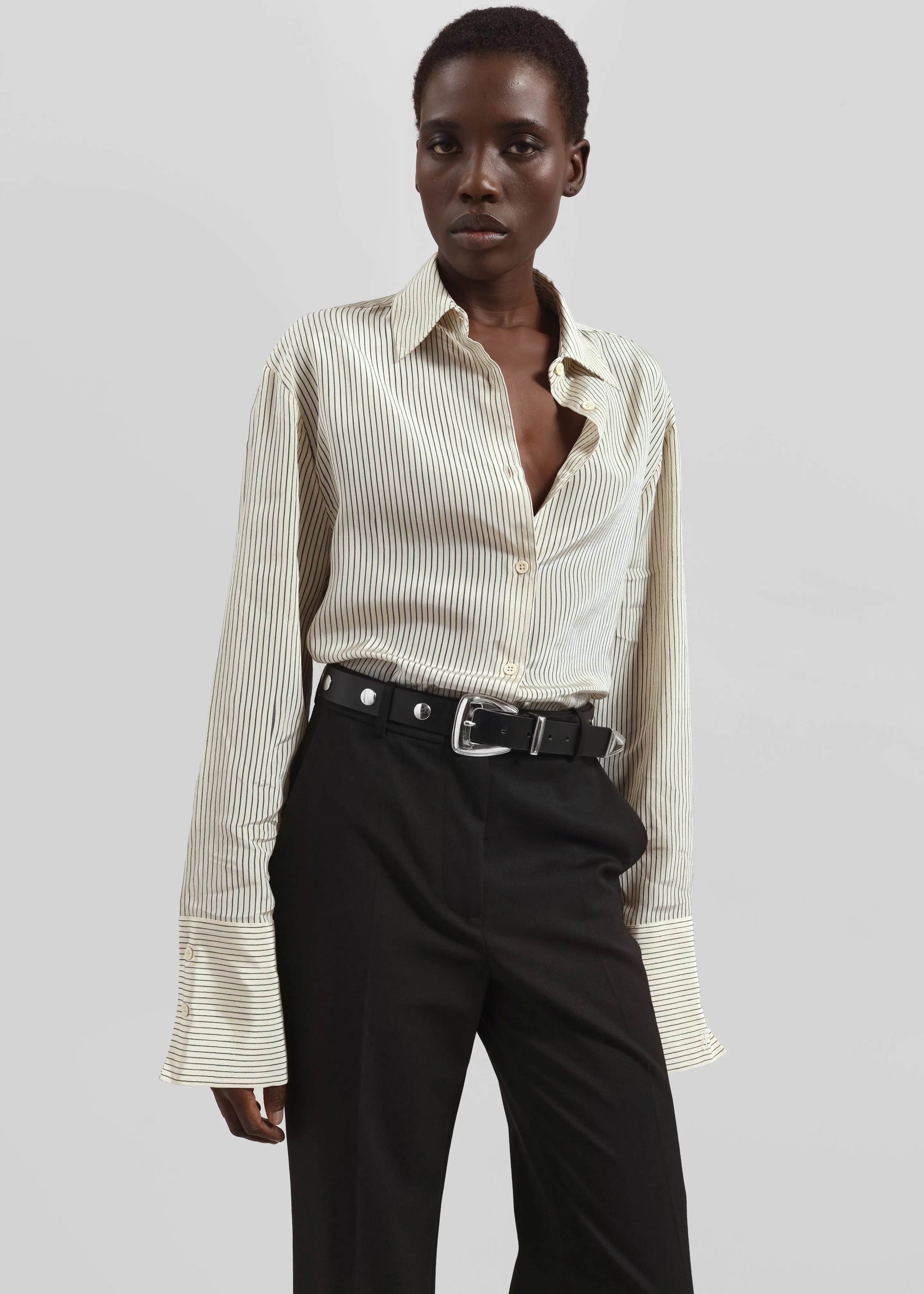 Lenora Straight Trousers - Black sold by Frankie Shop product image thumbnail 5