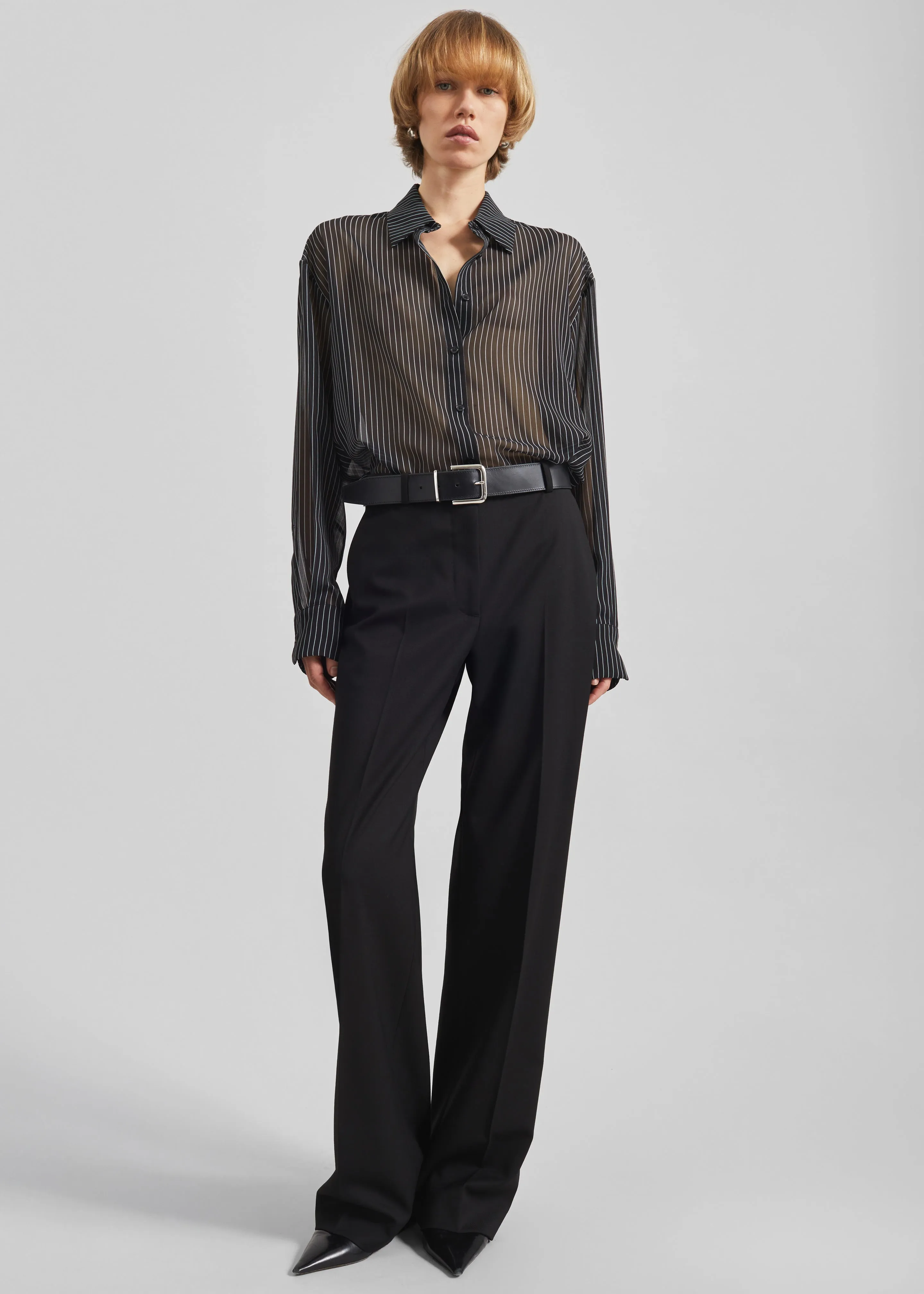 Lenora Straight Trousers - Black sold by Frankie Shop product image thumbnail 4