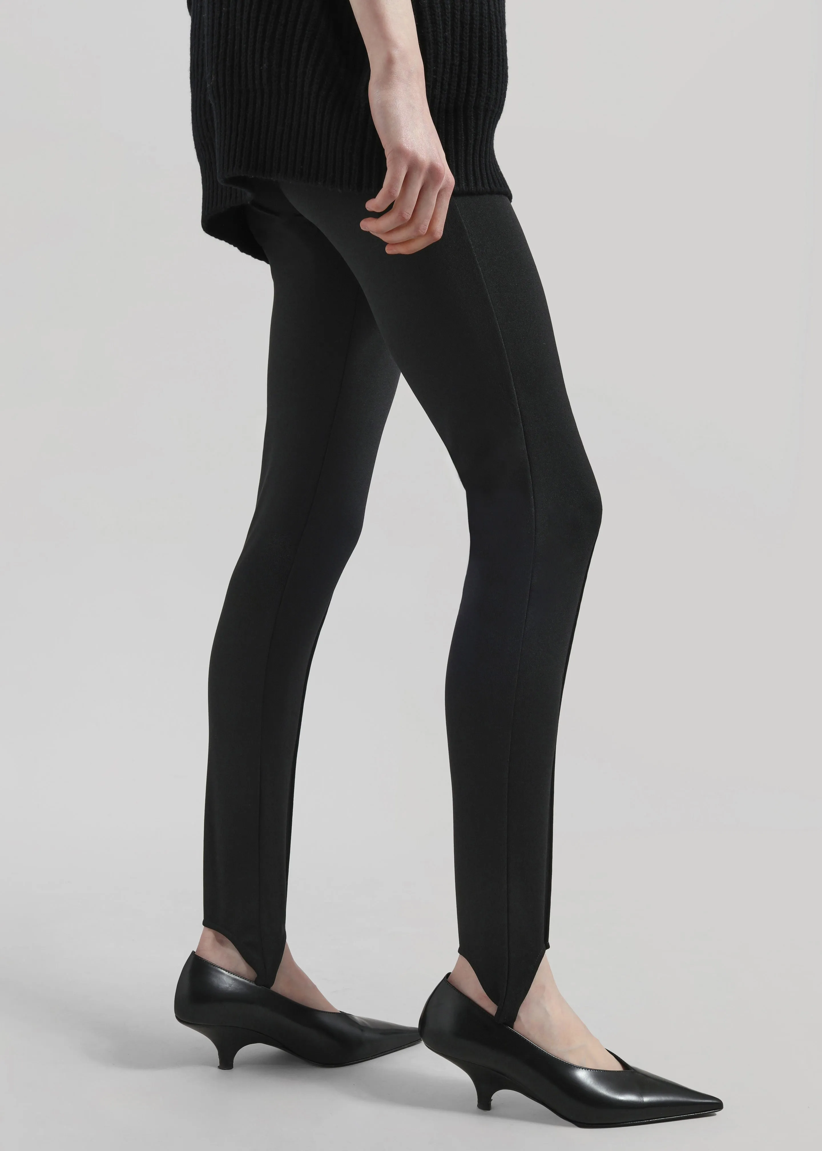 Caserta Stirrup Leggings - Black sold by Frankie Shop product image thumbnail 2