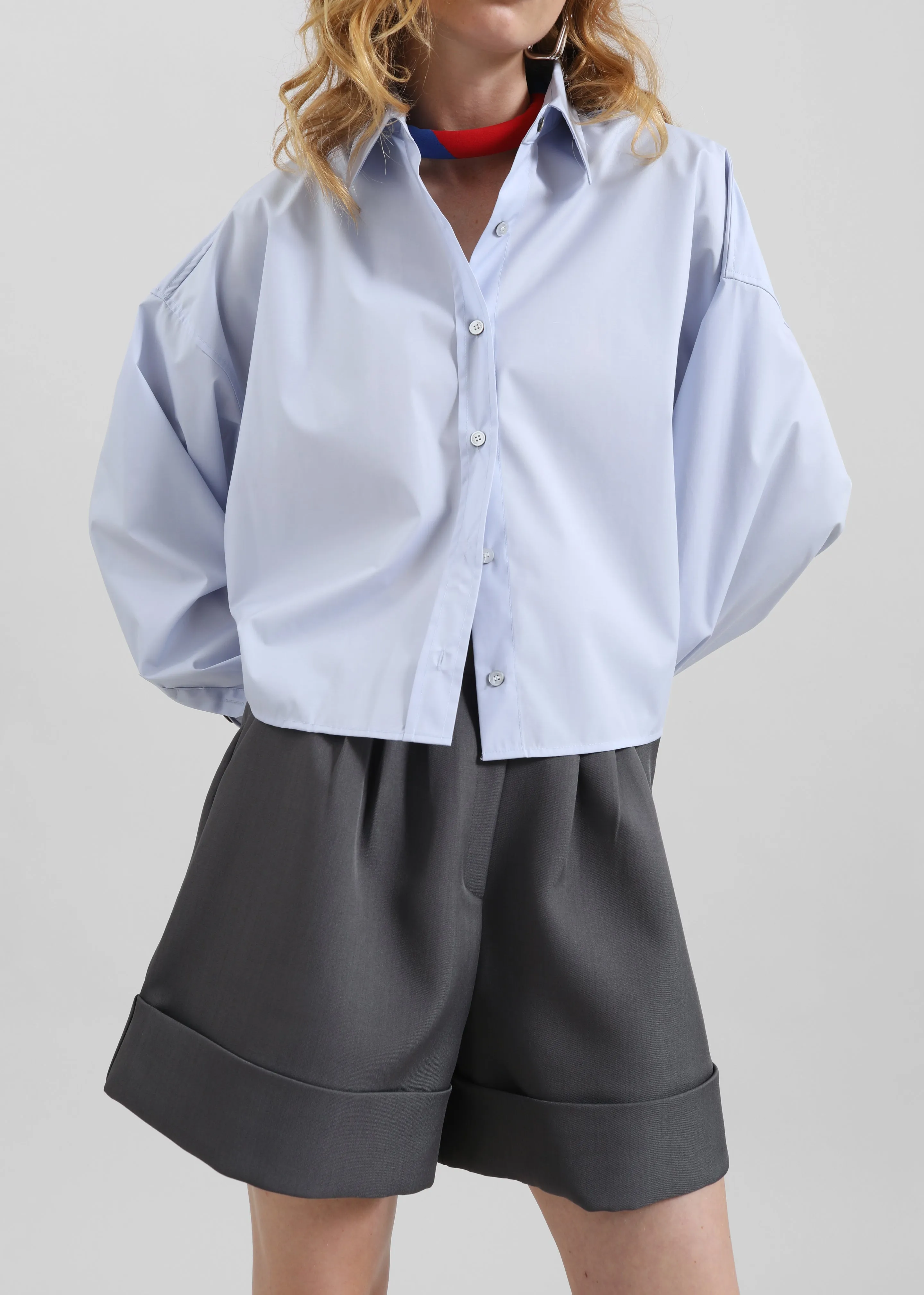 Kersey Boxy Shirt - Sky Blue sold by Frankie Shop product image thumbnail 4