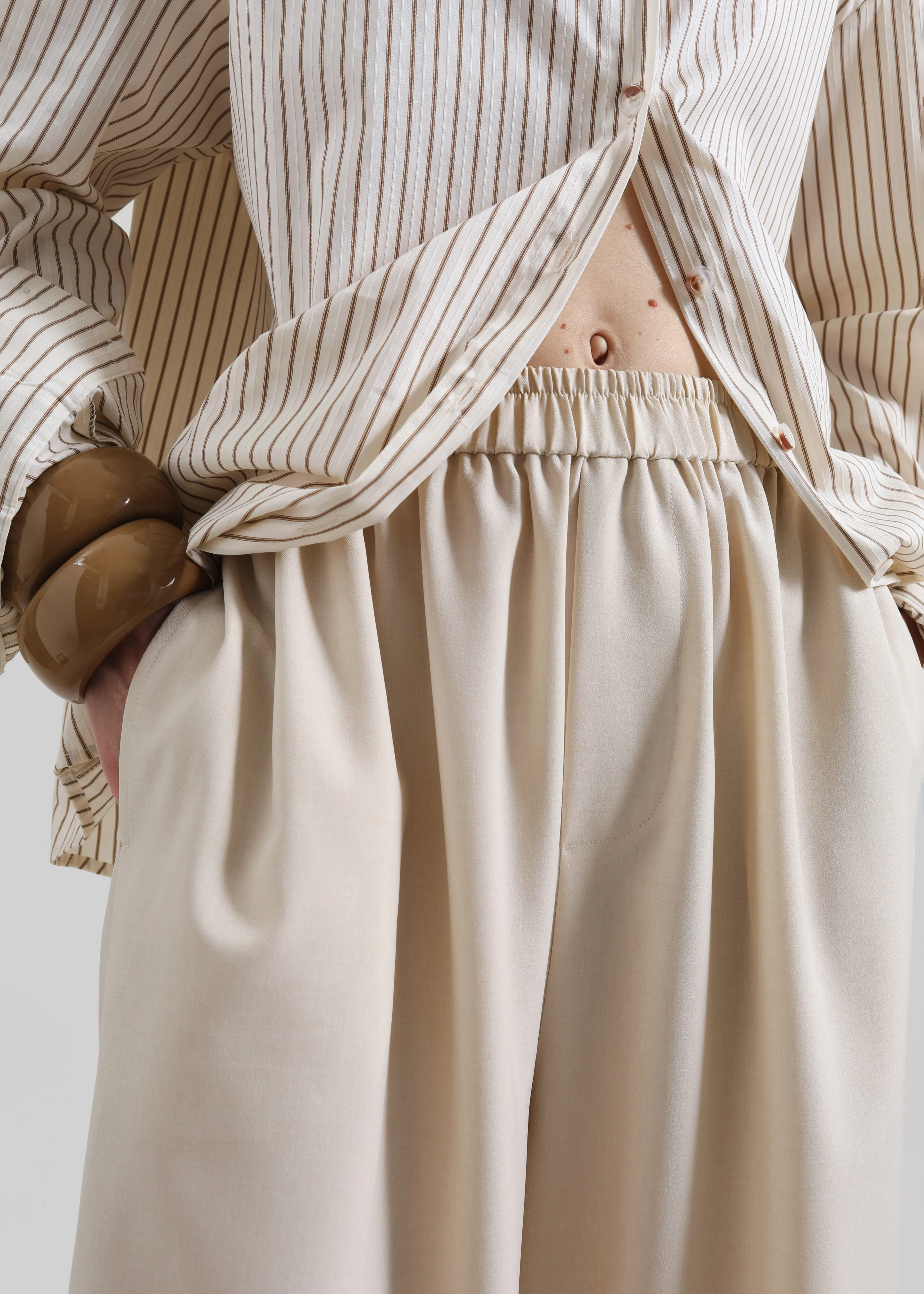 Baxter Track Pants - Beige sold by Frankie Shop product image thumbnail 4