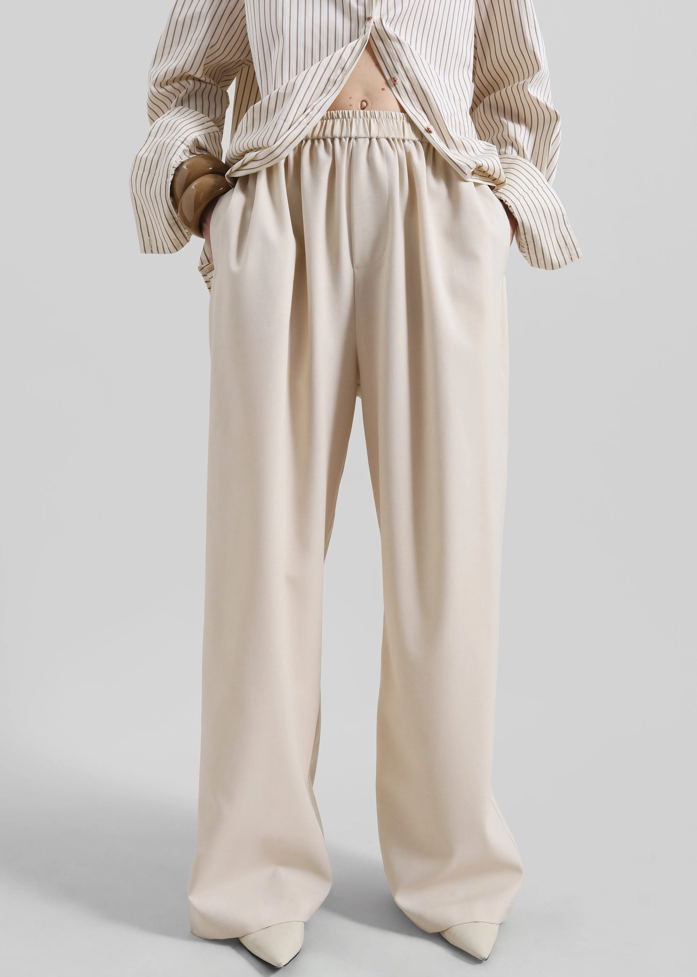 Baxter Track Pants - Beige sold by Frankie Shop product image thumbnail 2