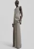 Ashbury Wide Trousers - Taupe sold by Frankie Shop